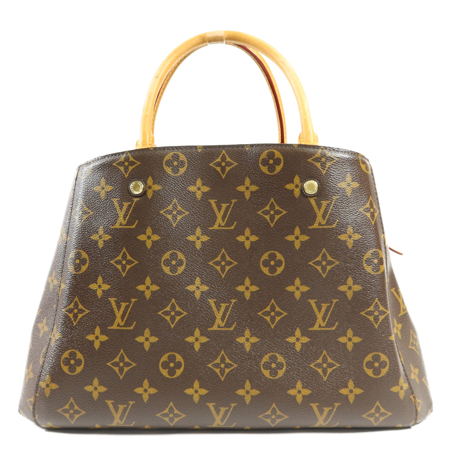 LOUIS VUITTON Monogram Montaigne MM金扣手挽肩背兩用袋