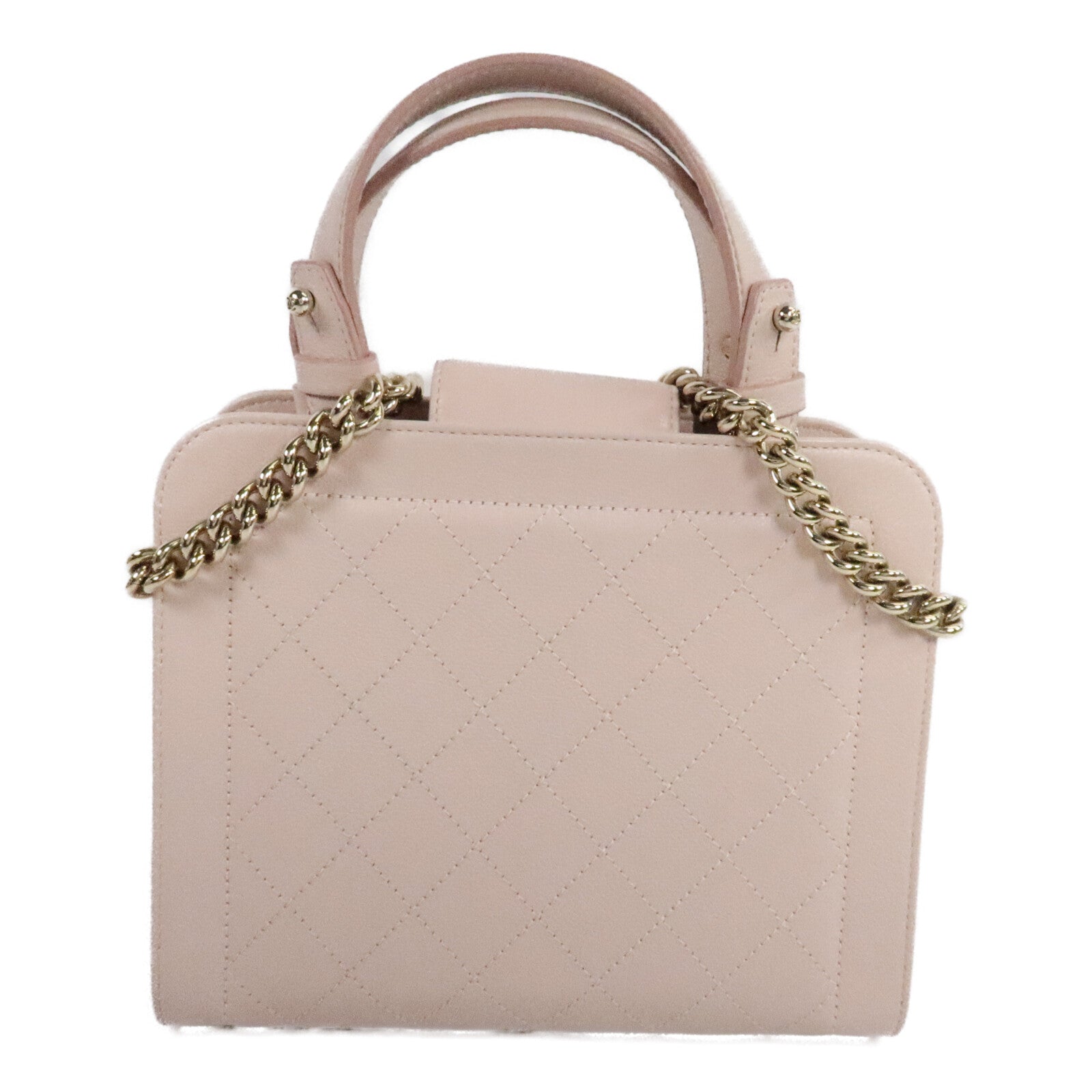 CHANEL 牛皮皮革Label Click Shopping Tote手挽肩背兩用袋