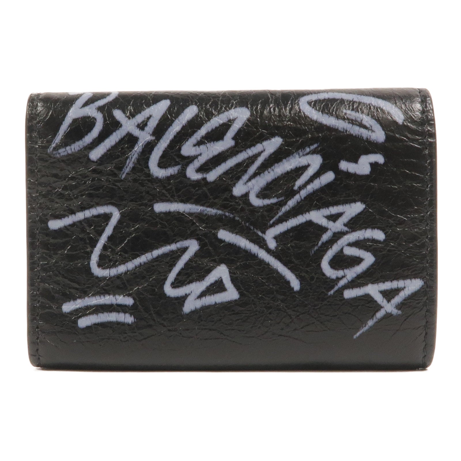 BALENCIAGA 牛皮皮革Trifold Mini Wallet錢包