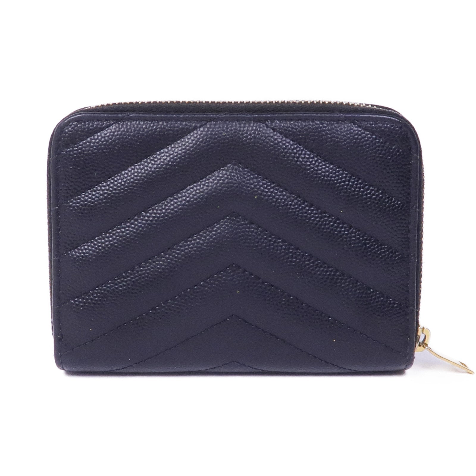 SAINT LAURENT 牛皮皮革Wallet金扣錢包