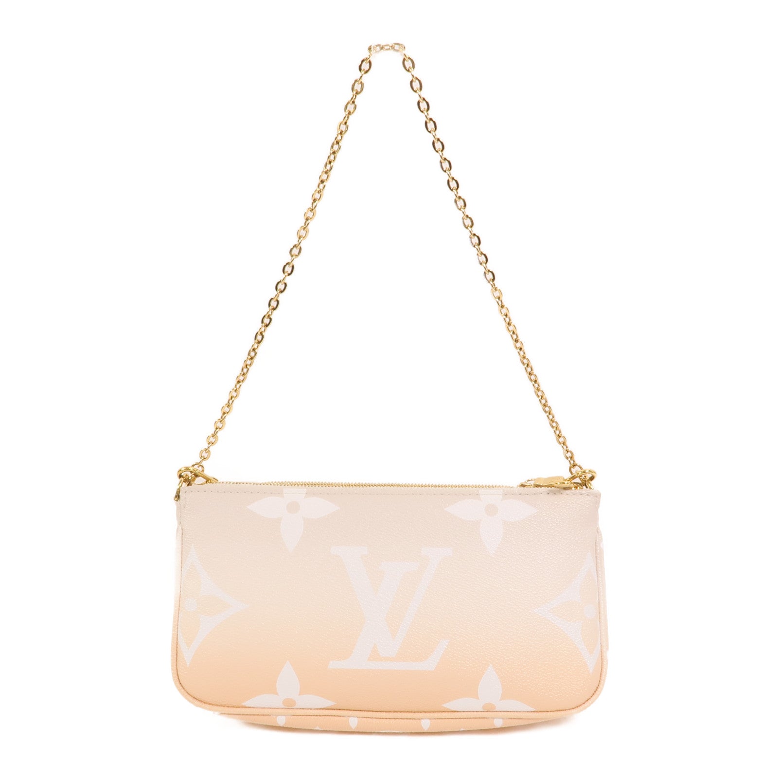 LOUIS VUITTON Monogram Giant Multi Pochette Accessoires金扣手挽肩背兩用袋