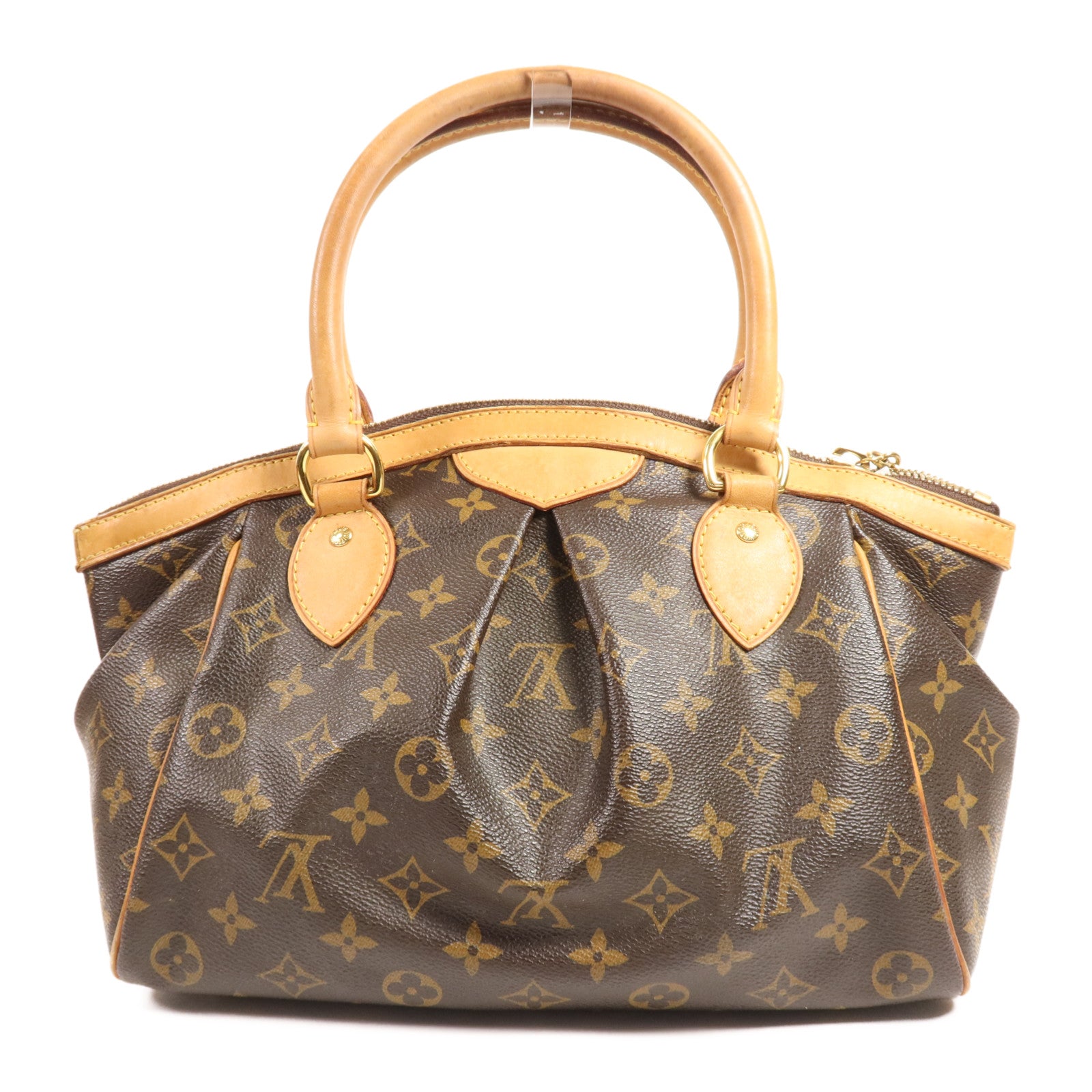 LOUIS VUITTON Monogram Tivoli PM金扣手挽袋