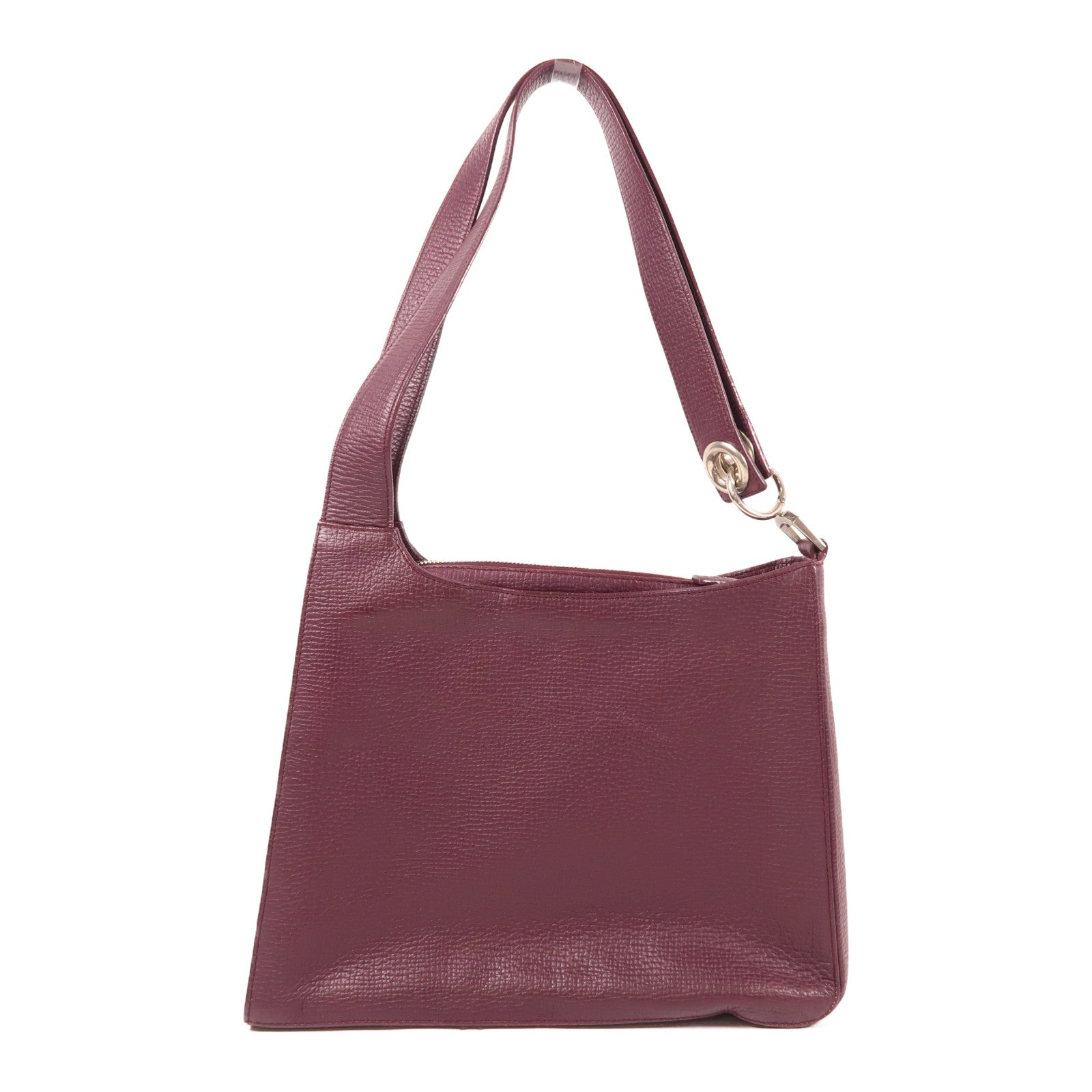 LOEWE SHW Shoulder Bag Calfskin Leather Purple