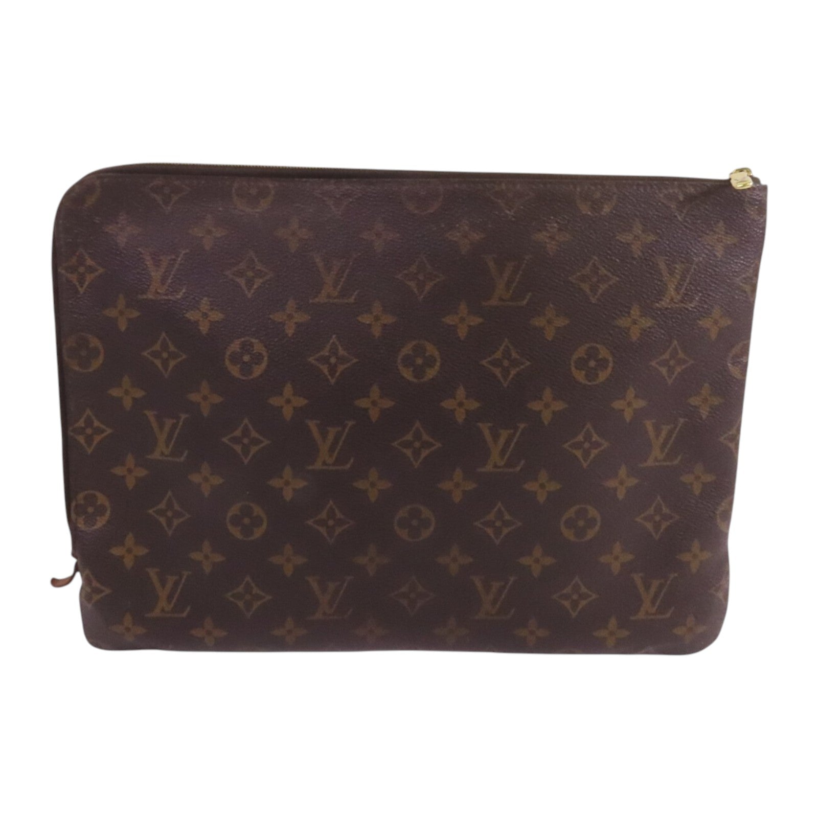 LOUIS VUITTON Monogram Etui Voyage GM金扣手拿包