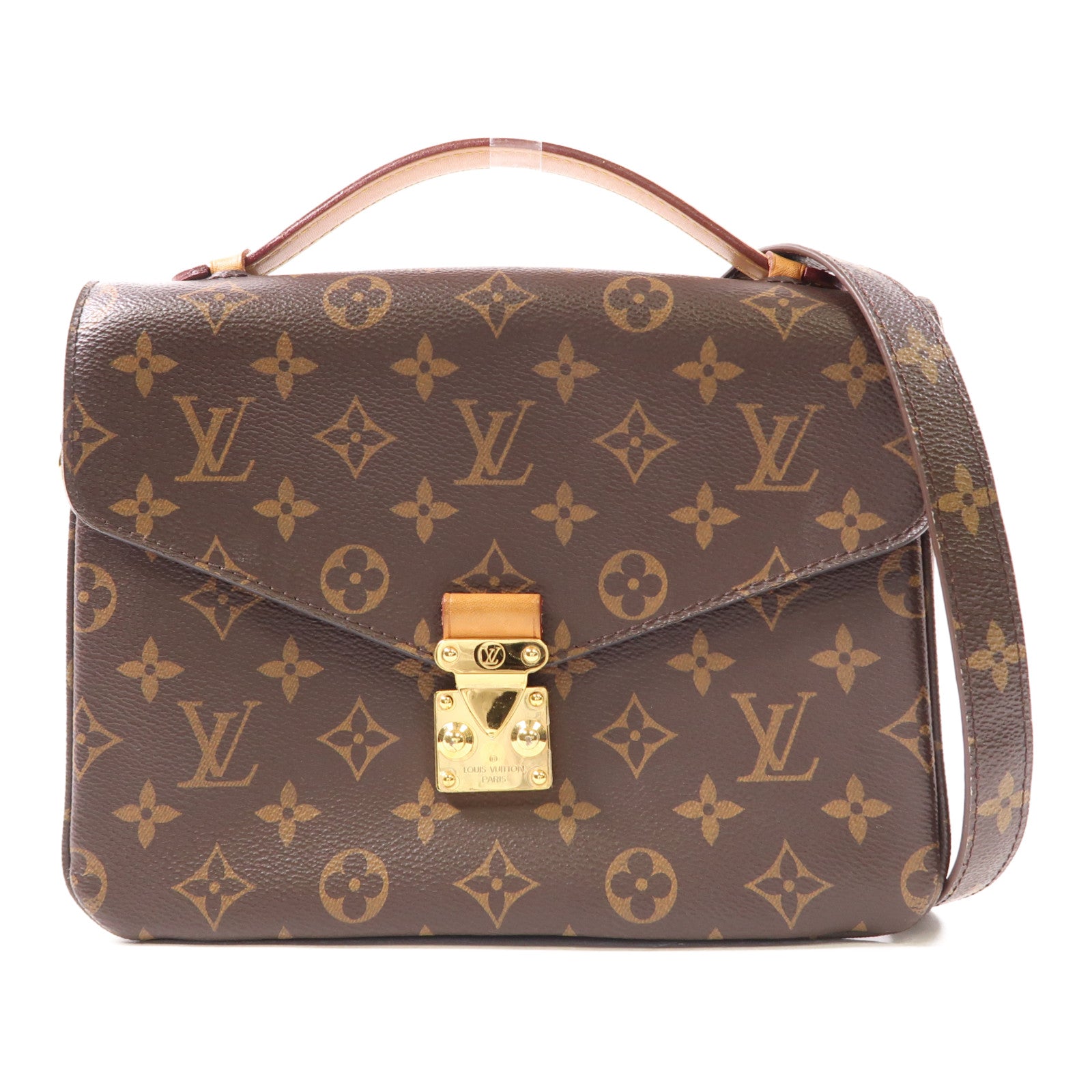 LOUIS VUITTON 【激減優惠】Monogram Pochette Metis MM金扣手挽肩背兩用袋