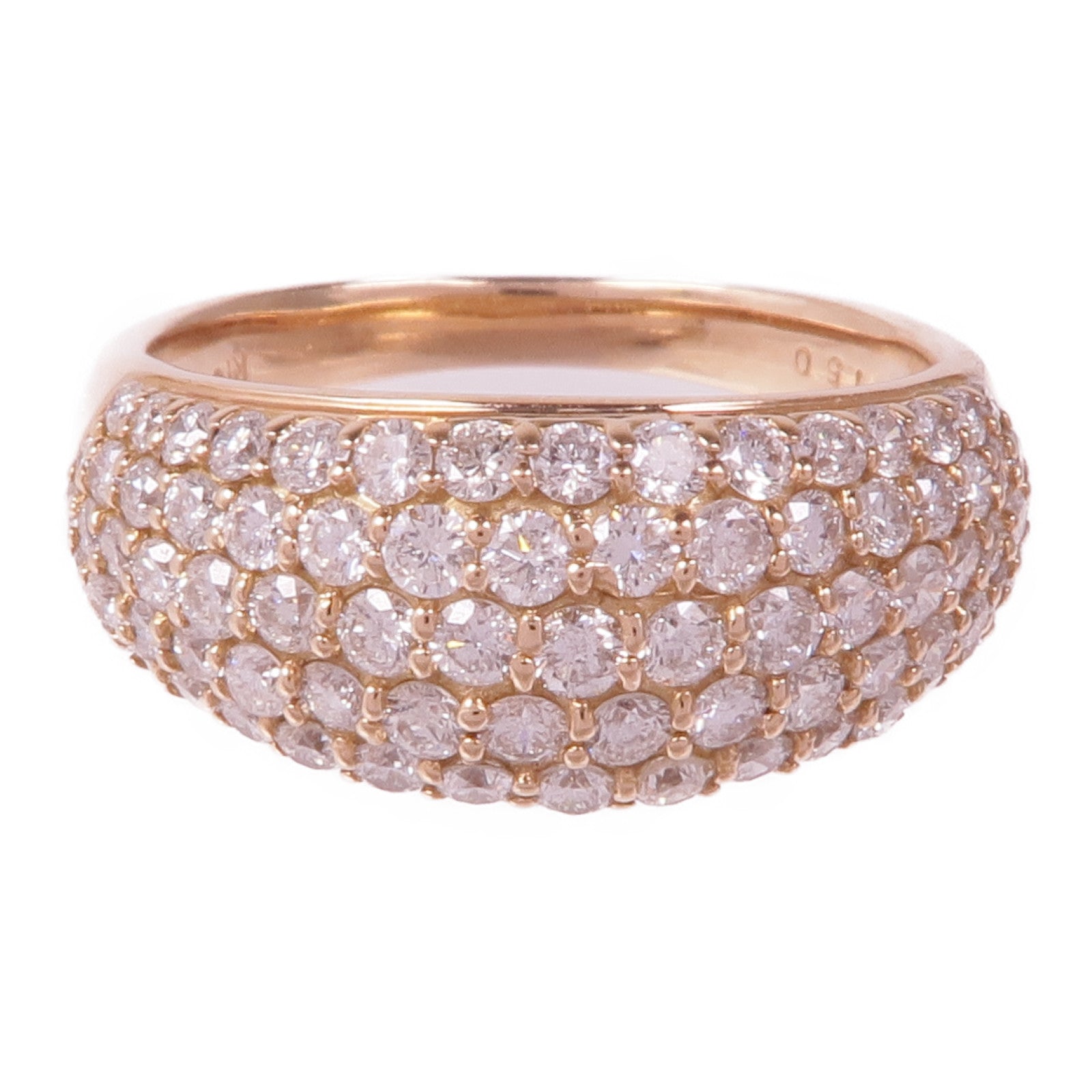 JEWELRY 18K玫瑰金Diamond Ring鑽石戒指US#7