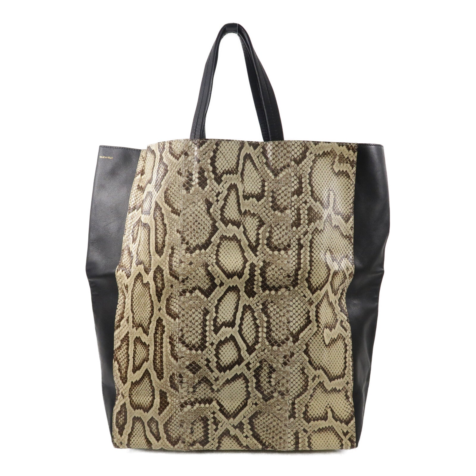 CELINE 蛇皮皮革Vertical Cabas Tote手挽袋