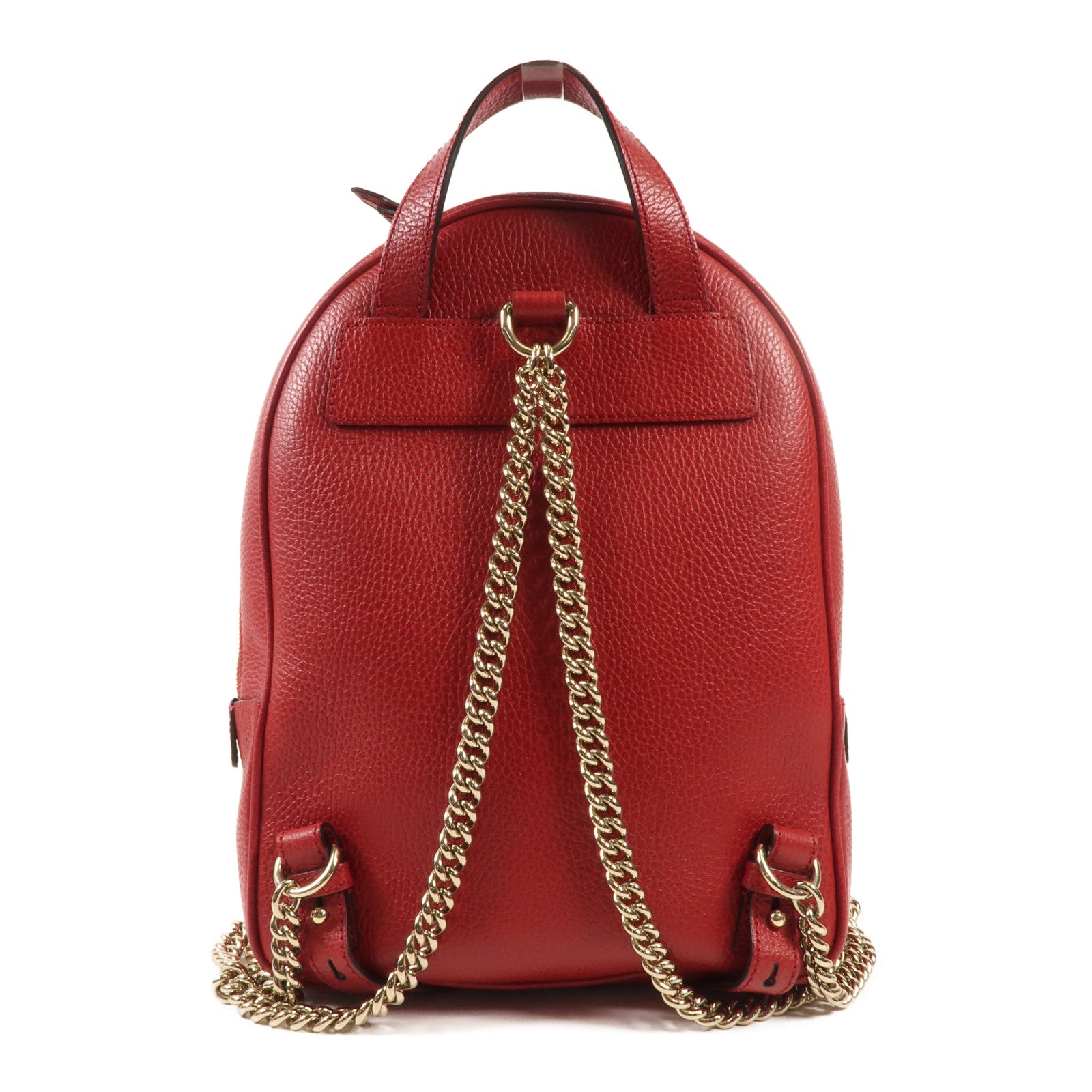 GUCCI 牛皮皮革Backpack金扣背包