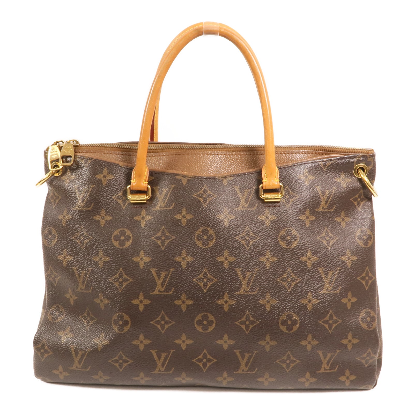 LOUIS VUITTON Monogram Pallas MM金扣手挽肩背兩用袋