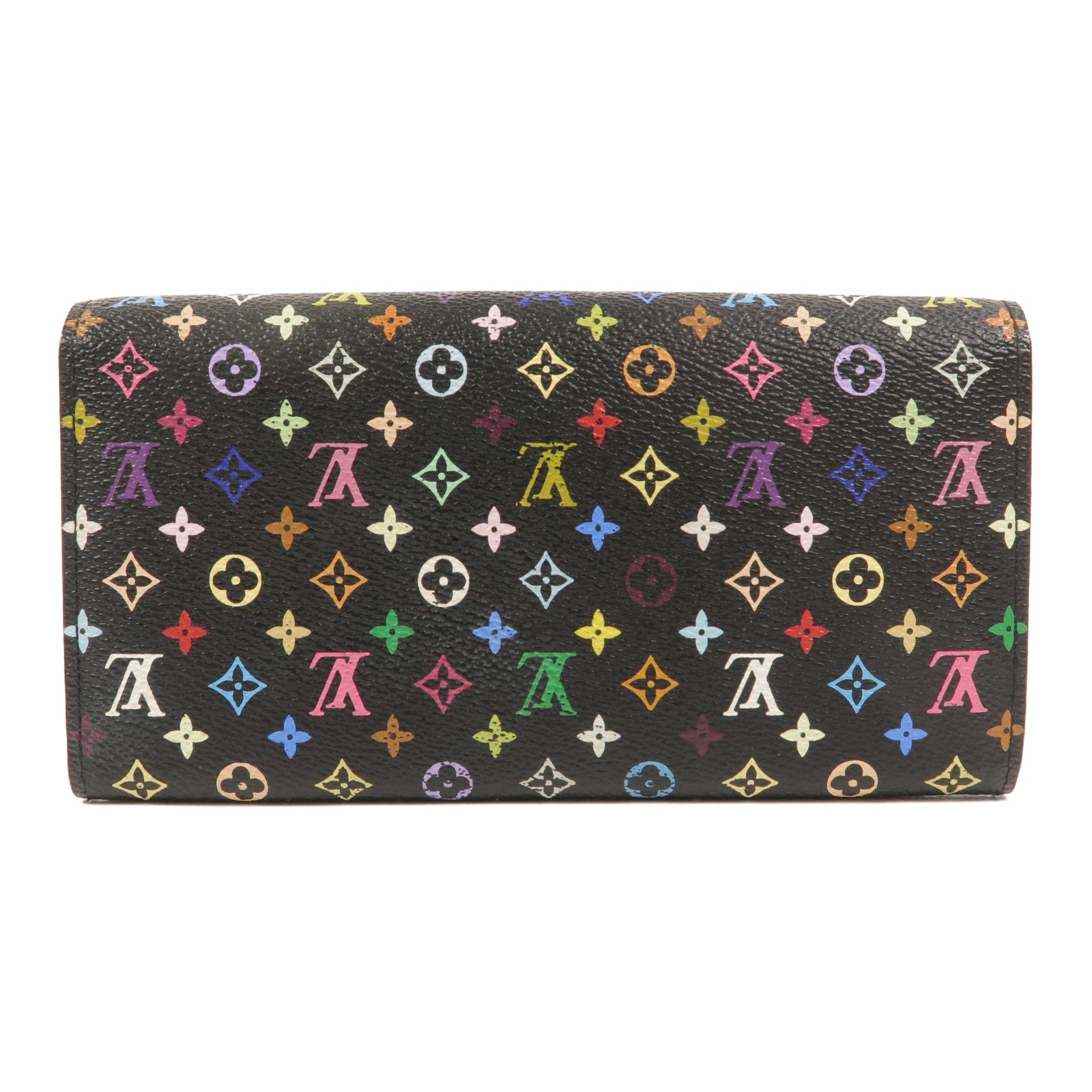 LOUIS VUITTON Monogram Multicolore Portefeuille Sarah Wallet長錢包