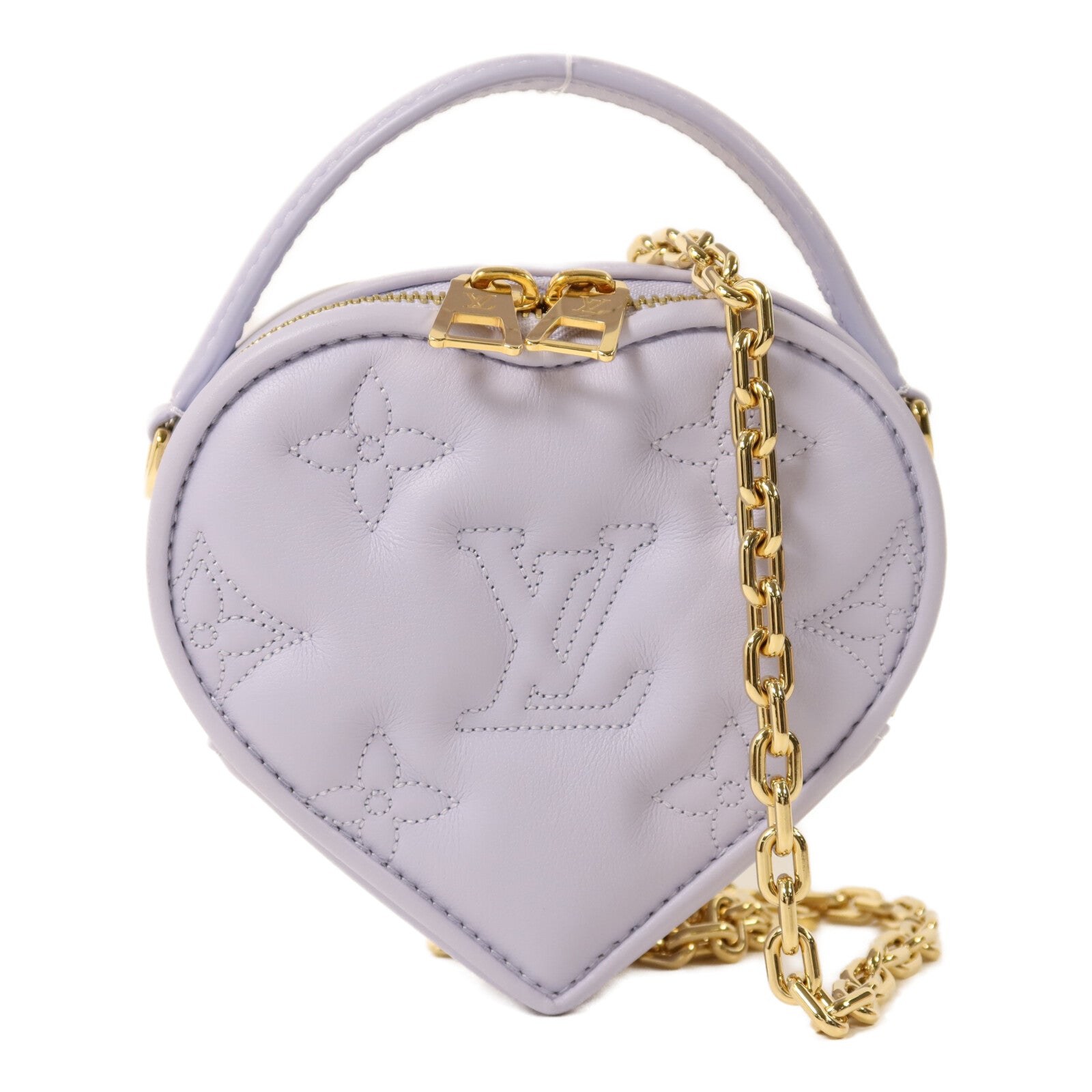 LOUIS VUITTON 【激減優惠】Bubblegram Pop My Heart金扣鏈帶手挽肩背兩用袋