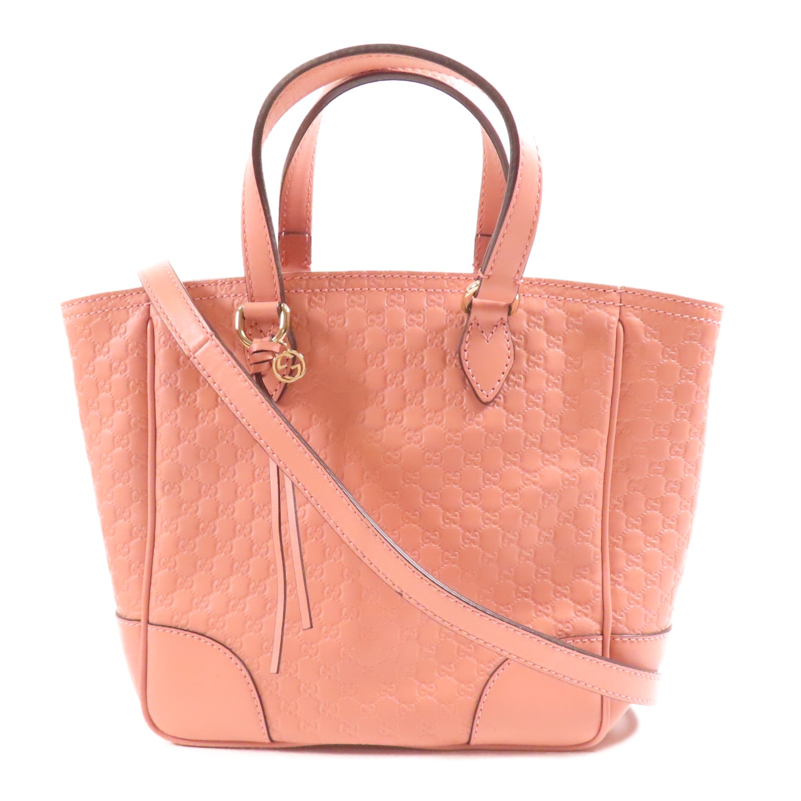 GUCCI 牛皮皮革2 Way Shoulder金扣手挽肩背兩用袋