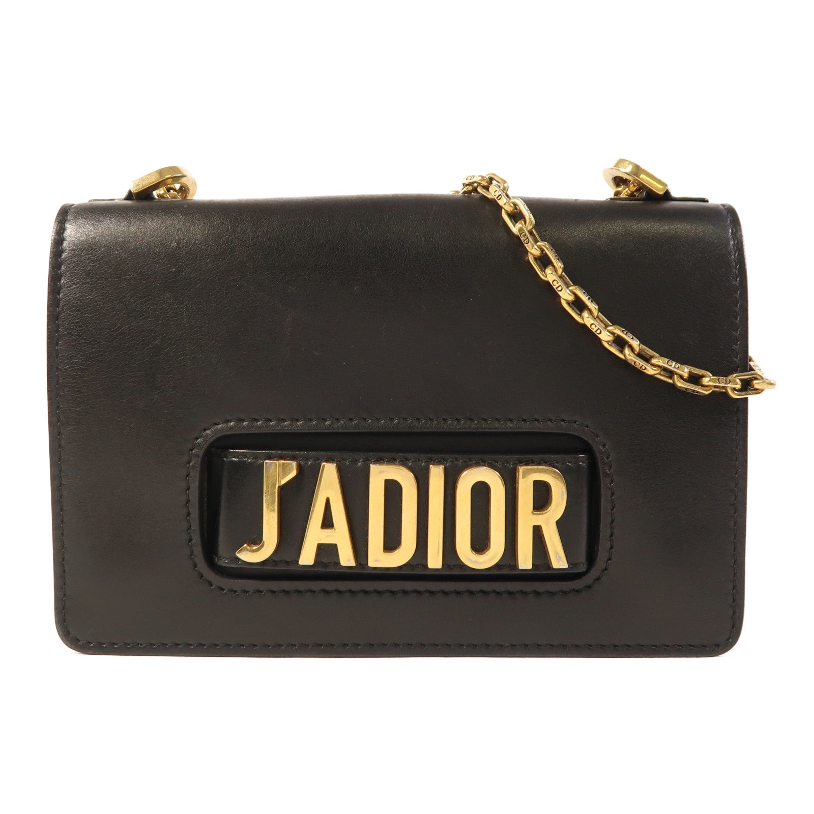Dior 【激減優惠】牛皮皮革Jadior金扣鏈帶肩背袋