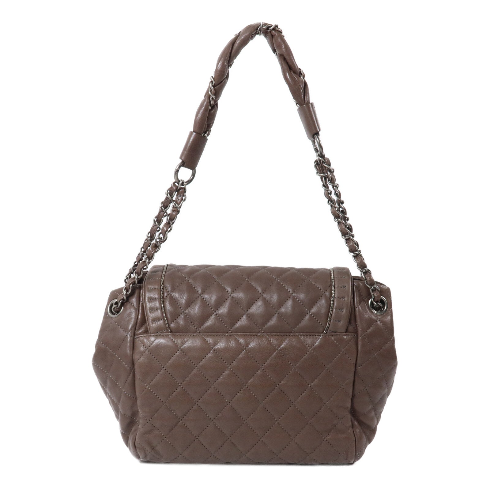 CHANEL 牛皮皮革Chain Shoulder鏈帶肩背袋