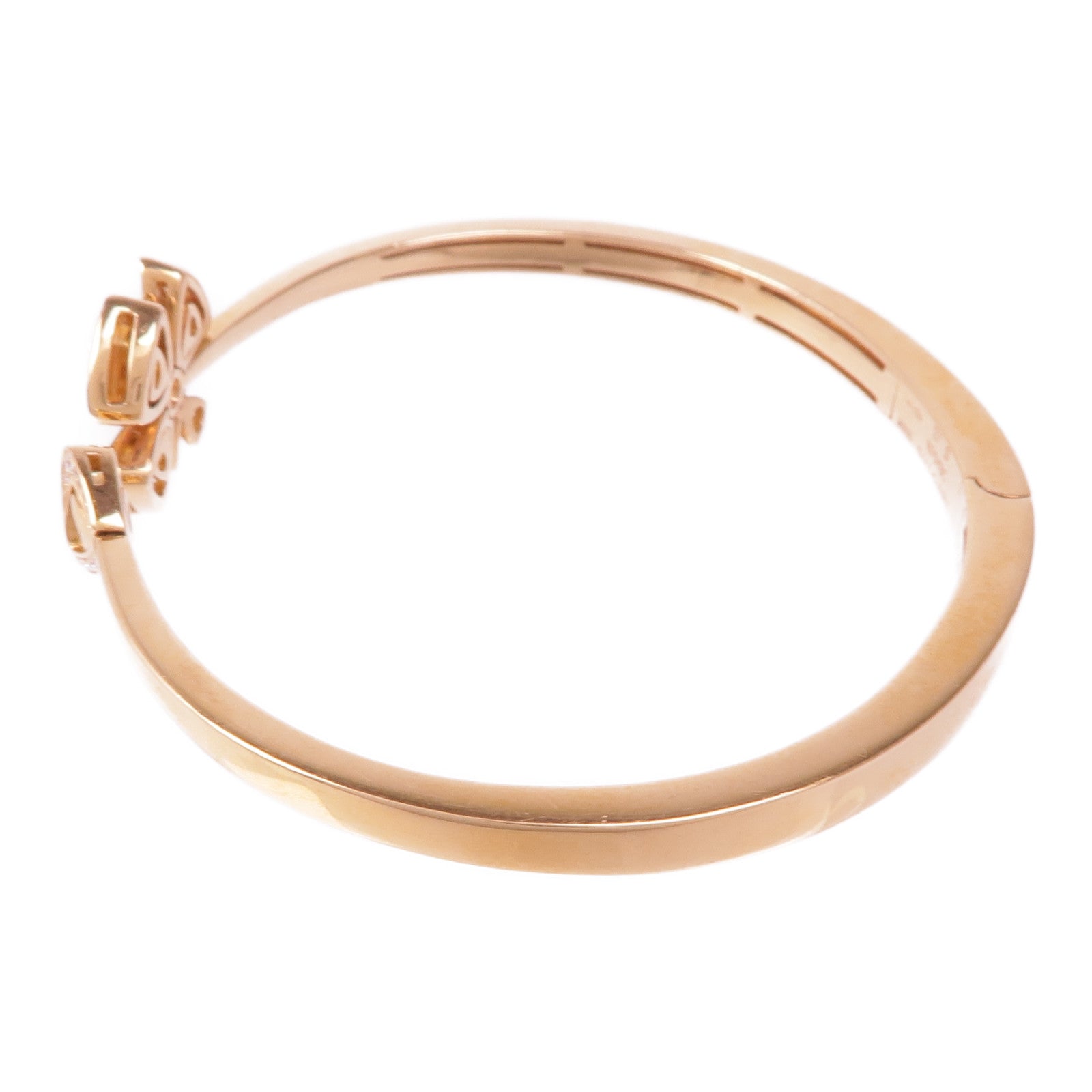 BVLGARI 18K玫瑰金Fiorever Bracelet鑽石手鐲