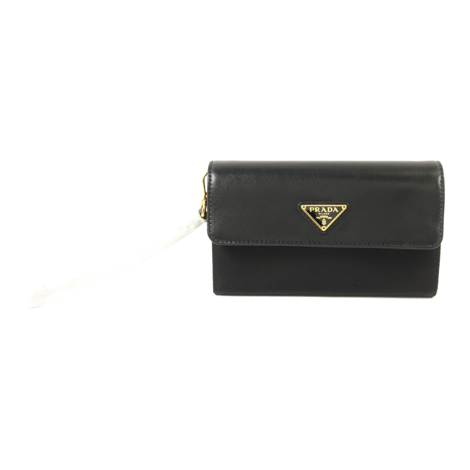 PRADA 牛皮皮革/尼龍Pouch Wallet錢包
