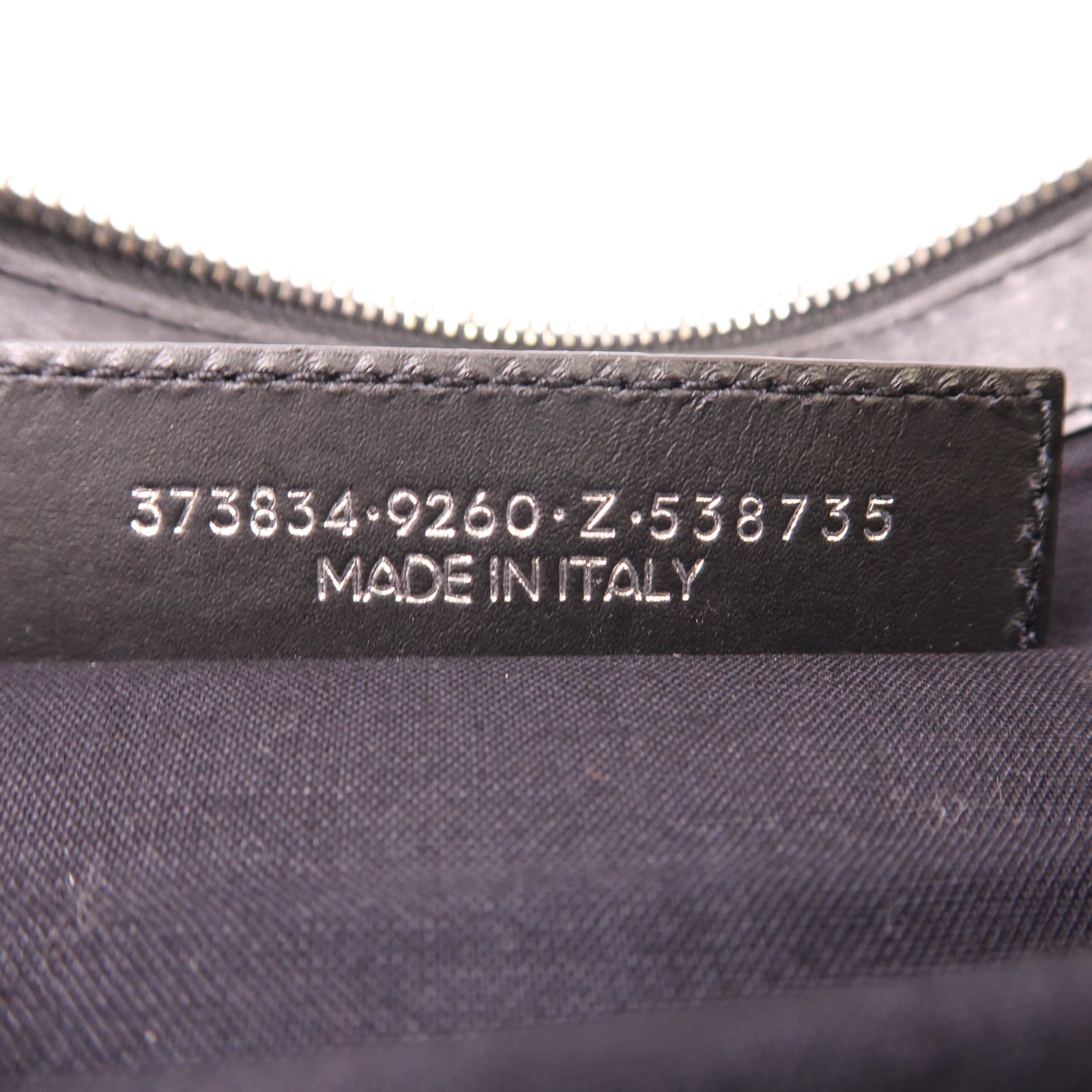 BALENCIAGA 帆布/皮革Pouch銀扣手拿包