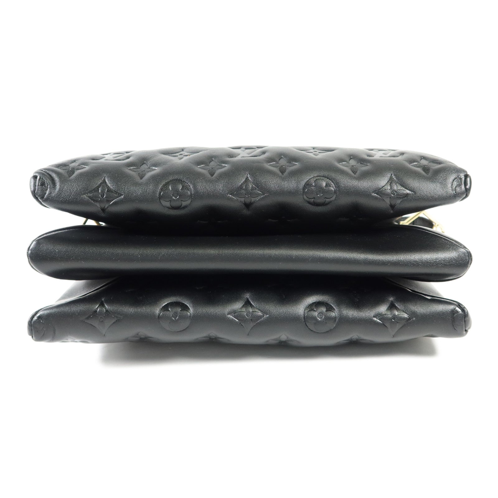 LOUIS VUITTON Monogram Embossed Coussin PM金扣手挽肩背兩用袋