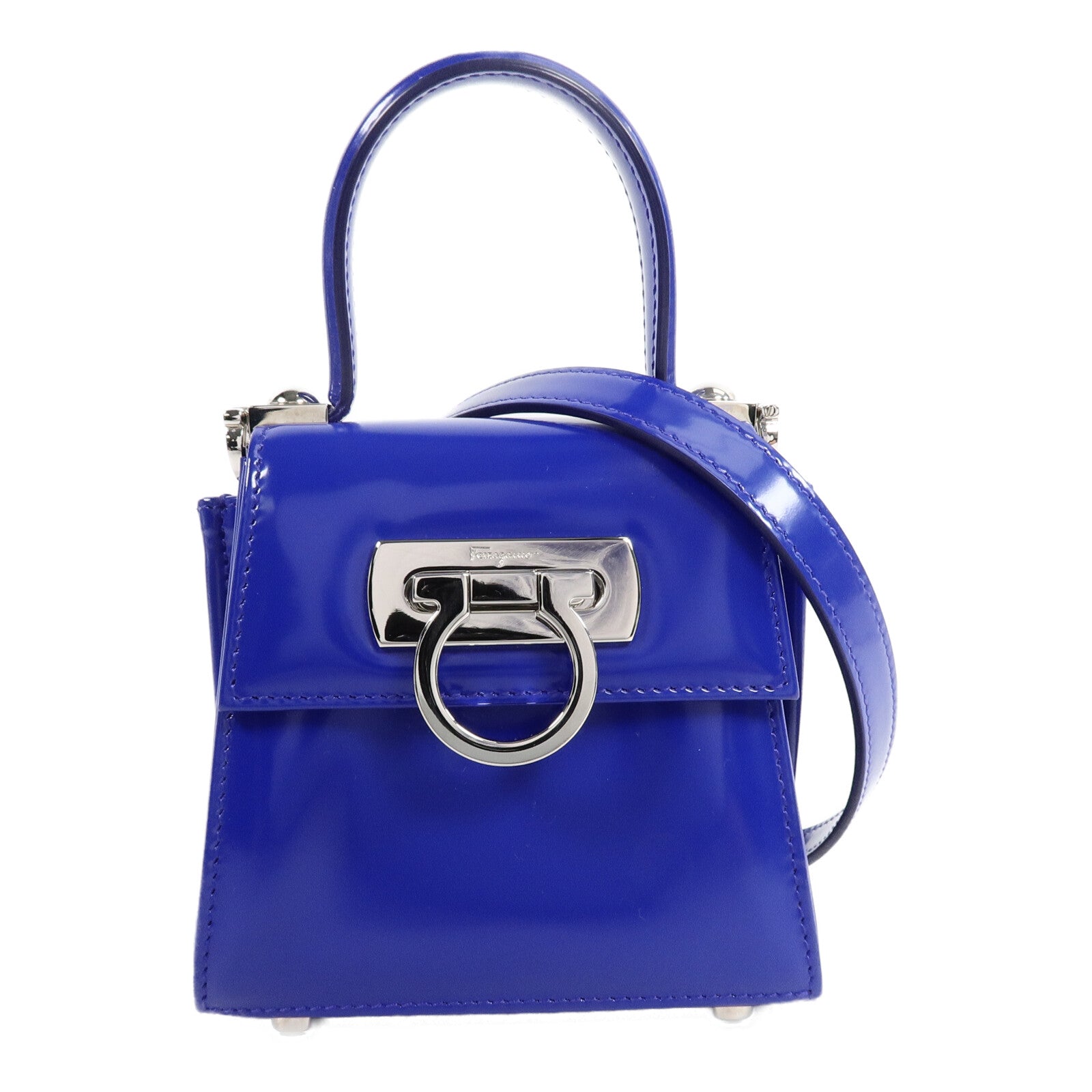 Salvatore Ferragamo 牛皮皮革2 Way Shoulder Bag手挽肩背兩用袋