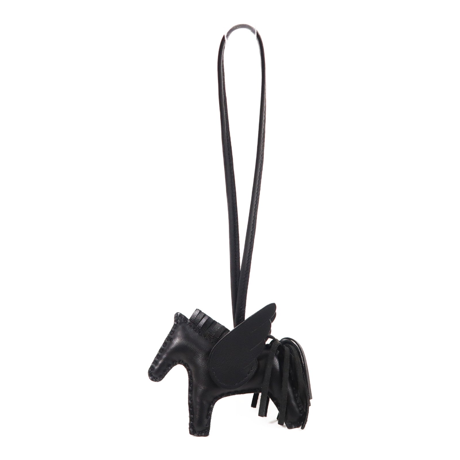 HERMES Milo/Swift皮革Rodeo Pegase PM掛飾