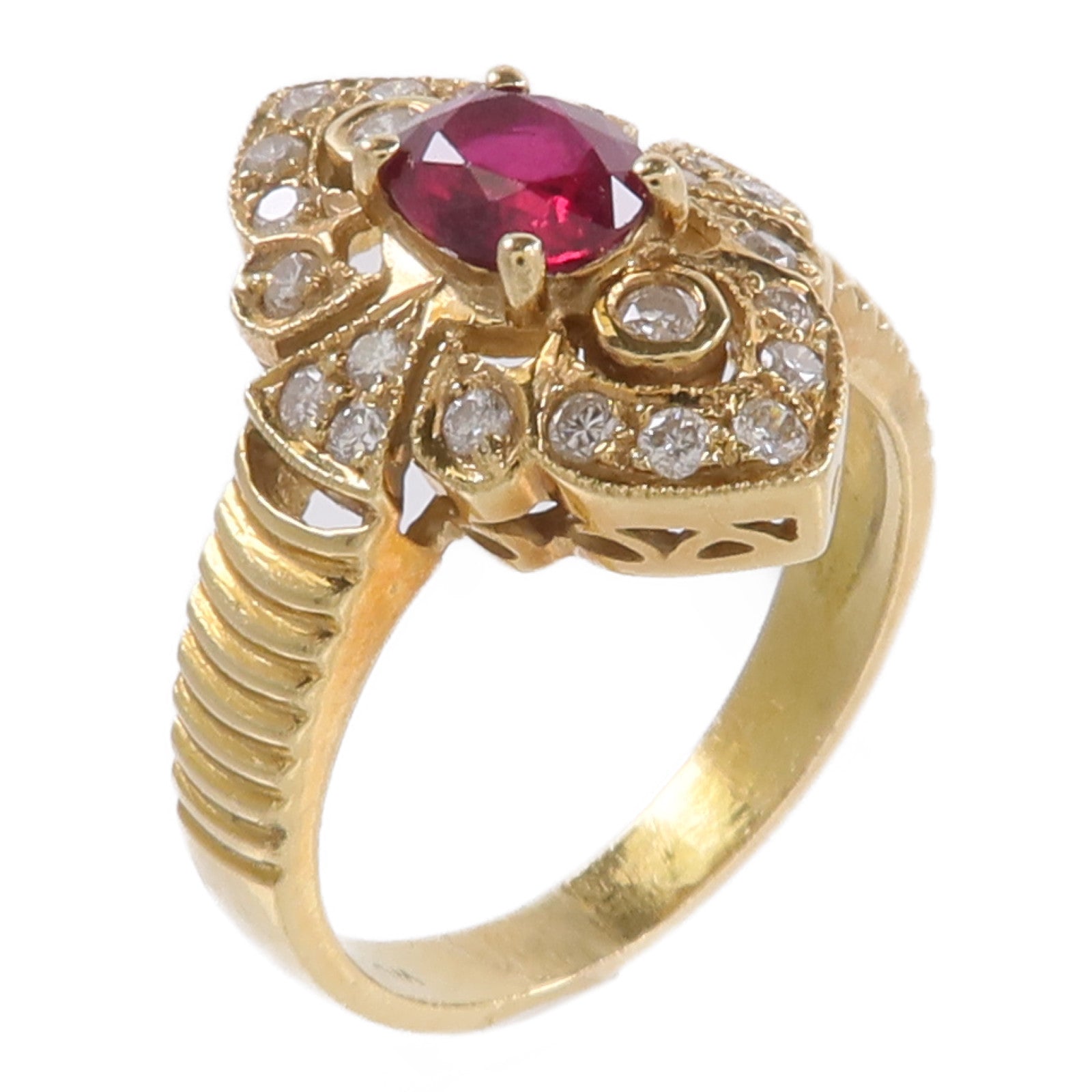 JEWELRY 18K黃金Ruby Ring紅寶石戒指
