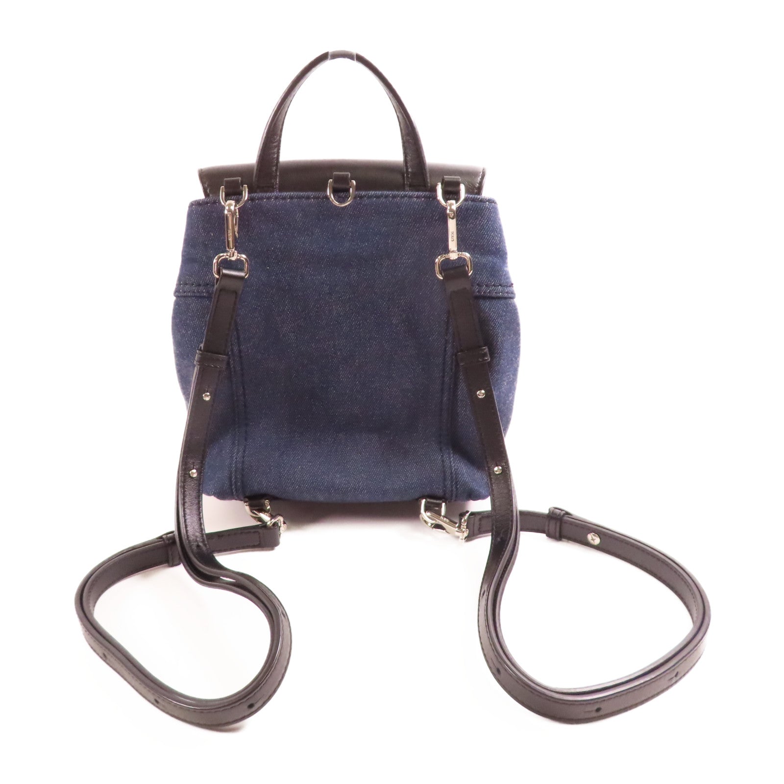 TOD'S 【激減優惠】牛仔布Backpack銀扣背包