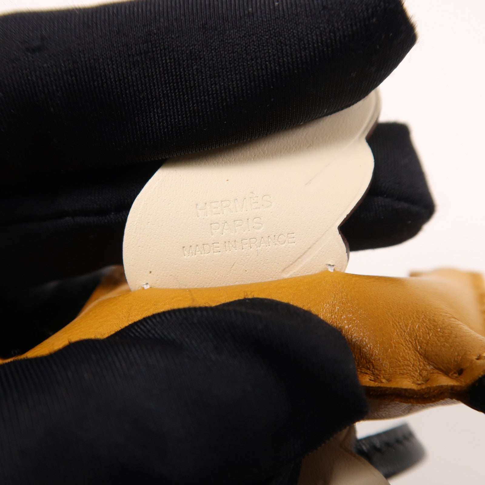 HERMES Milo/Swift皮革Rodeo Pegase PM掛飾Sesame