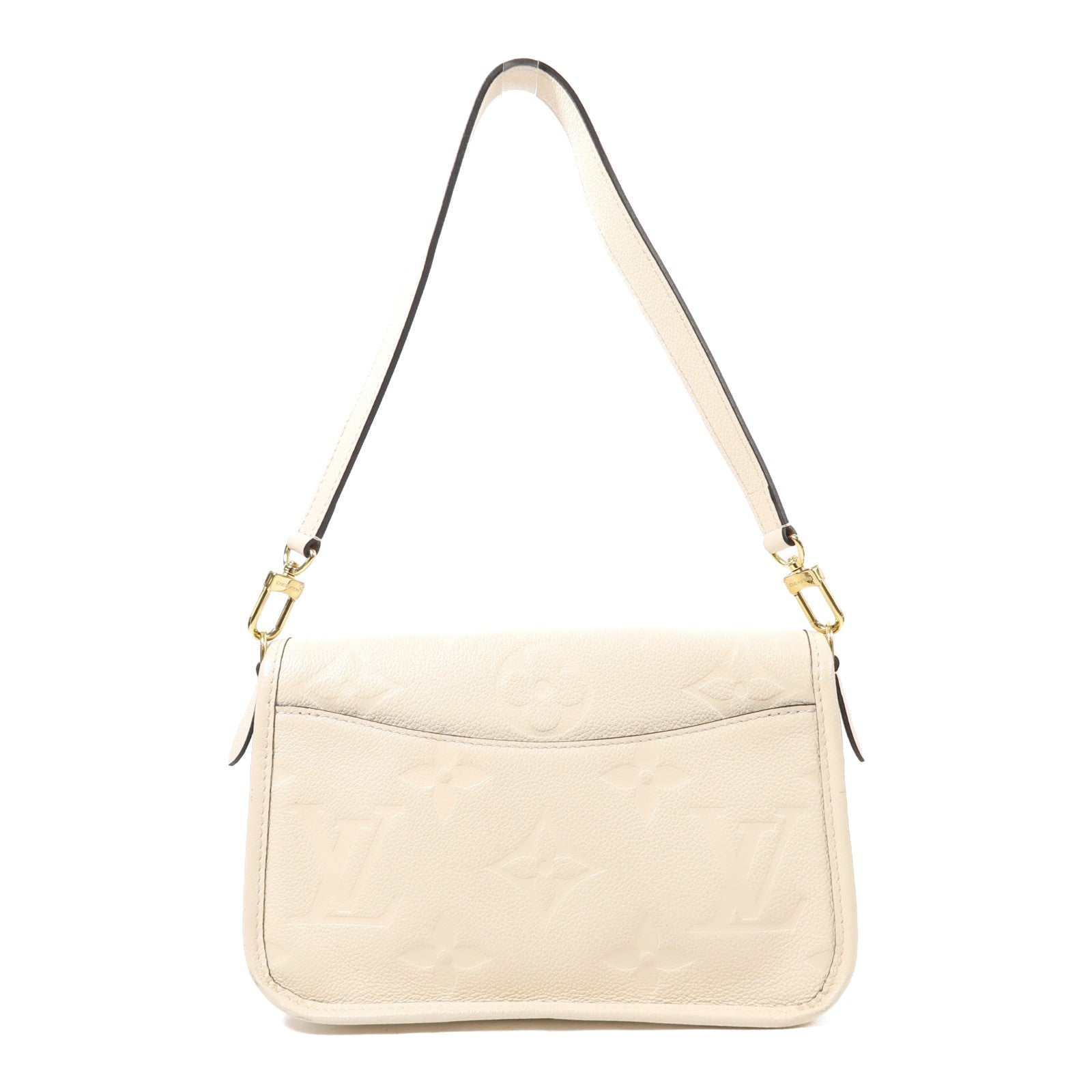 LOUIS VUITTON LV GHW Diane 2 Way Shoulder Bag M46388 Monogram Empreinte Beige