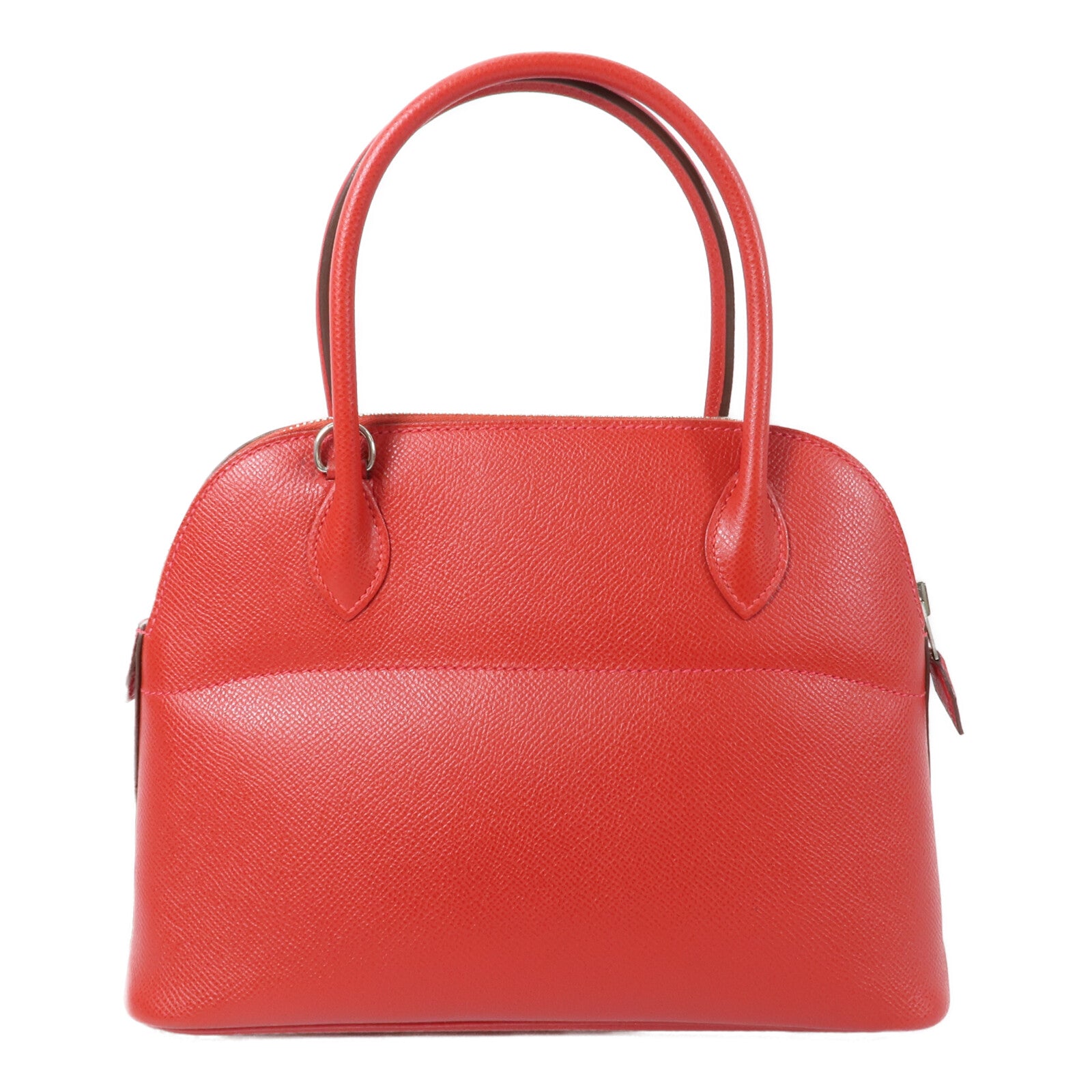 HERMES Epsom皮革Bolide 27手挽肩背兩用袋Rouge