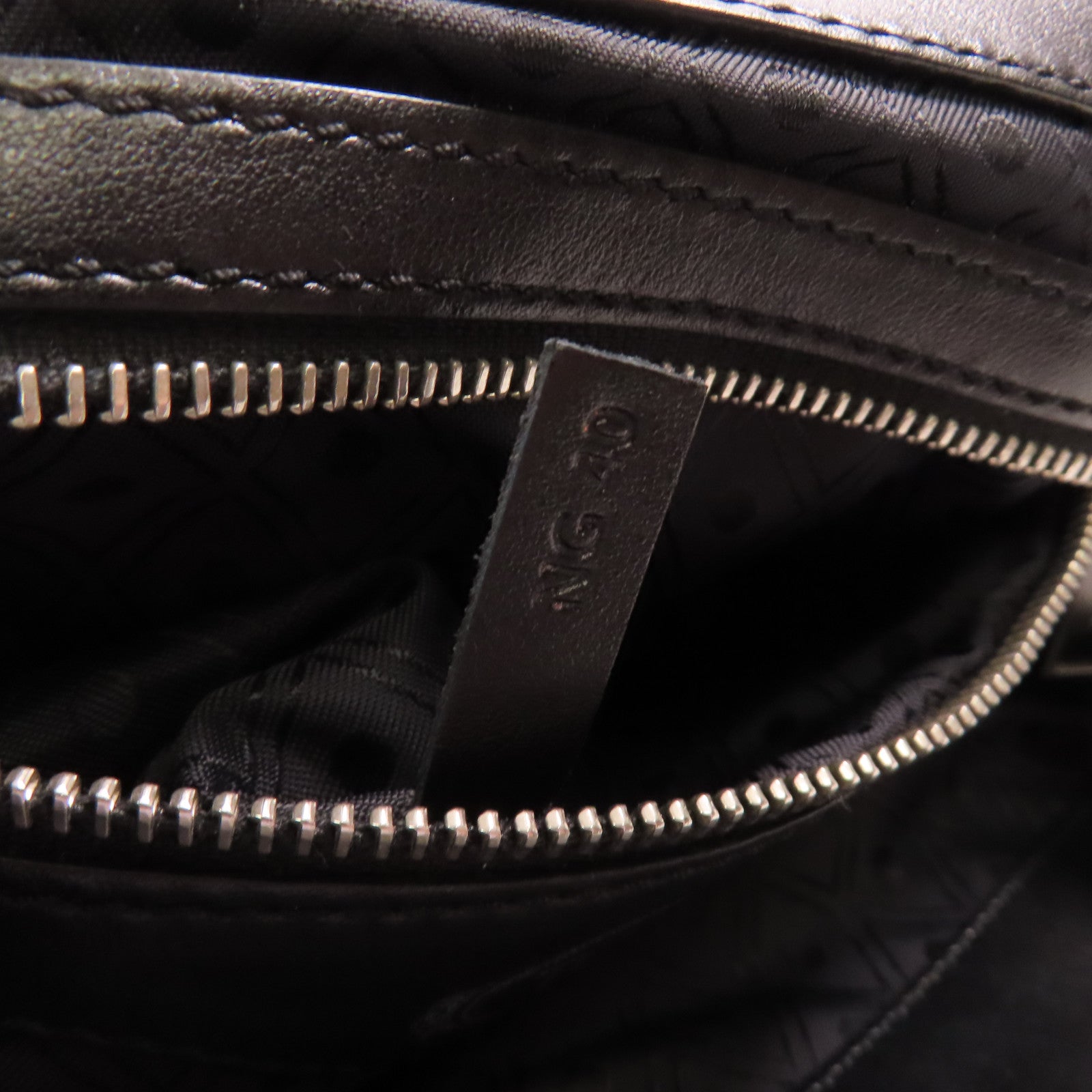 TOD'S 牛仔布Backpack銀扣背包