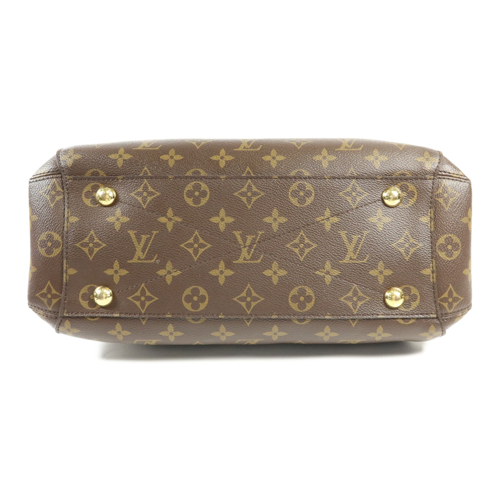 LOUIS VUITTON Monogram Montaigne MM金扣手挽肩背兩用袋