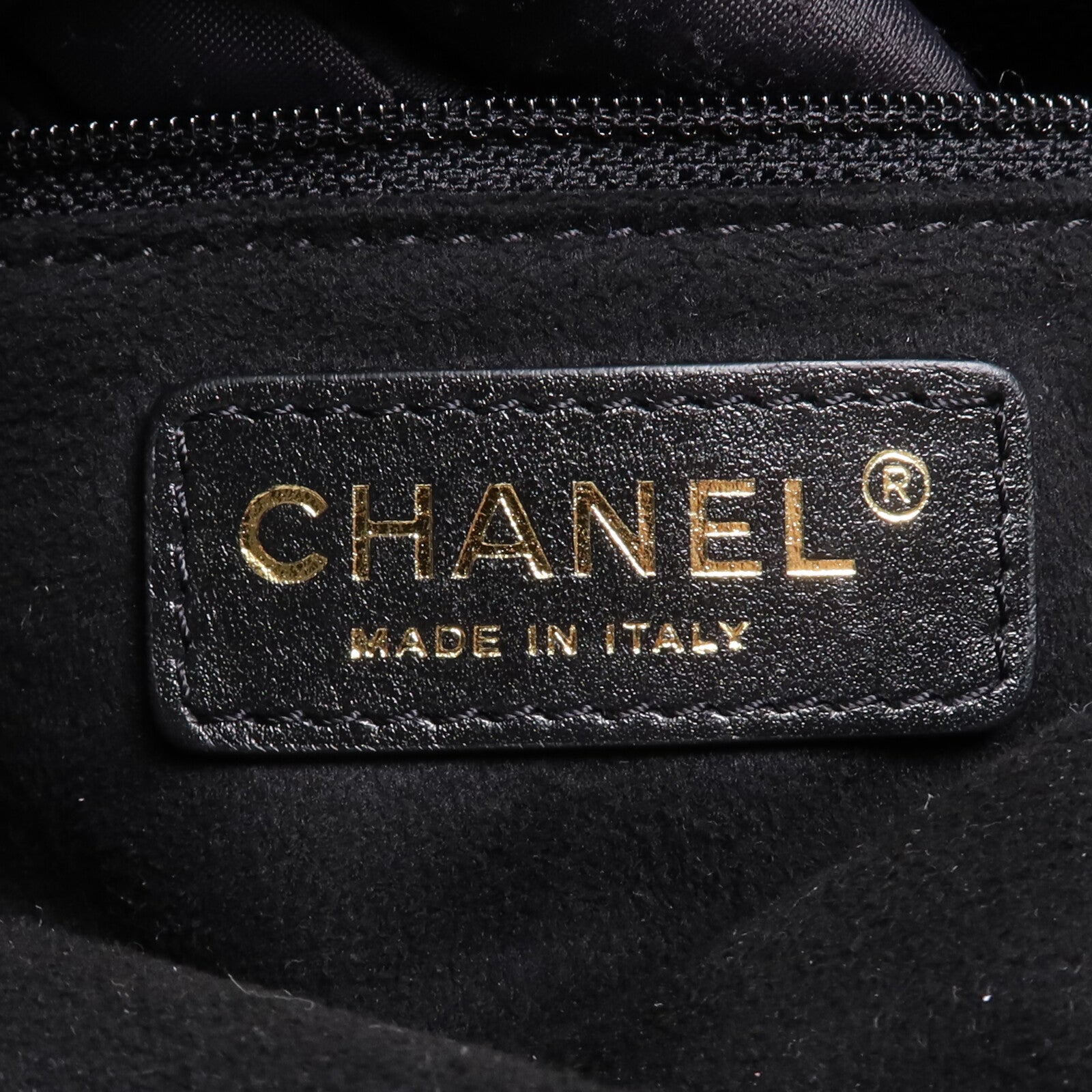 CHANEL 牛皮皮革Deauville金扣鏈帶手挽肩背兩用袋