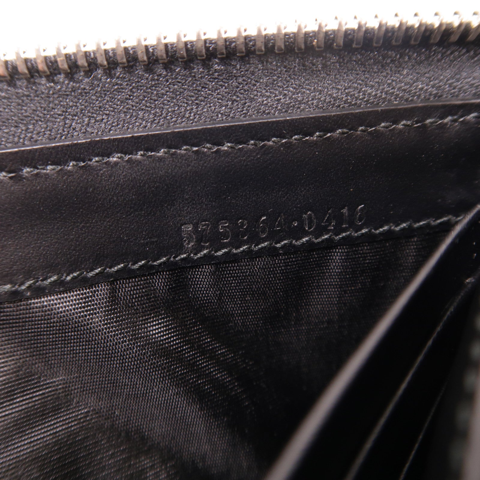GUCCI 塗層帆布Long Wallet銀扣長錢包