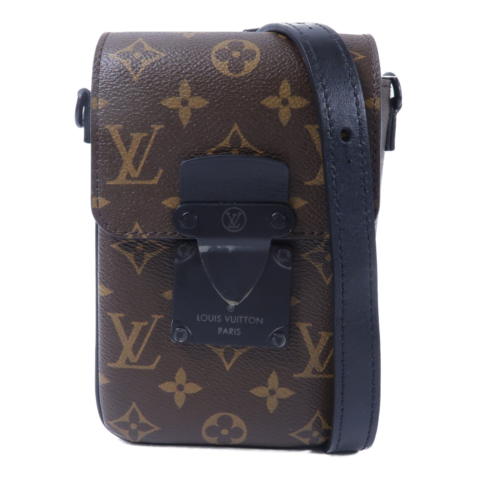LOUIS VUITTON Monogram Macassar S-Lock肩背袋