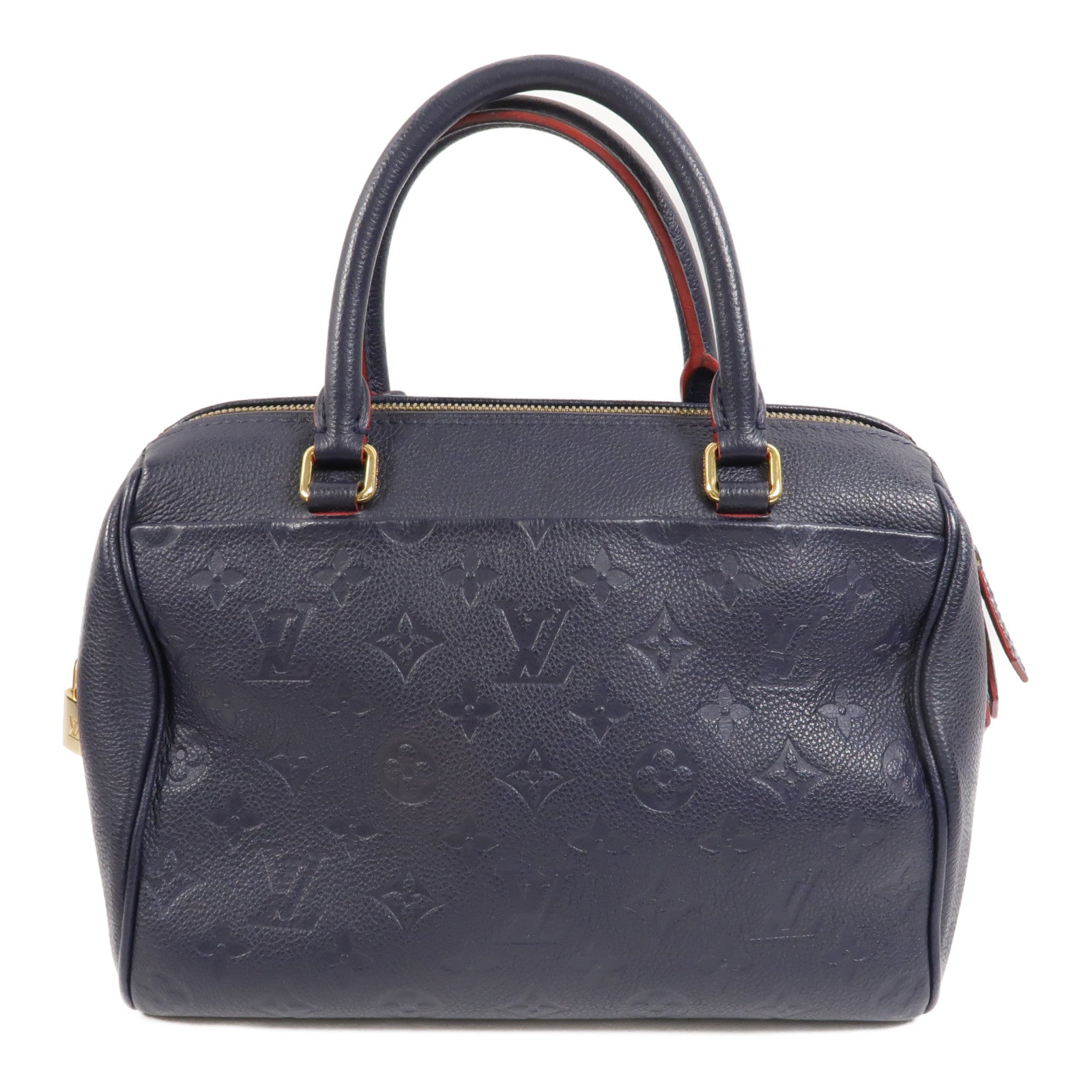 LOUIS VUITTON Monogram Empreinte Speedy Bandouliere 25金扣手挽肩背兩用袋