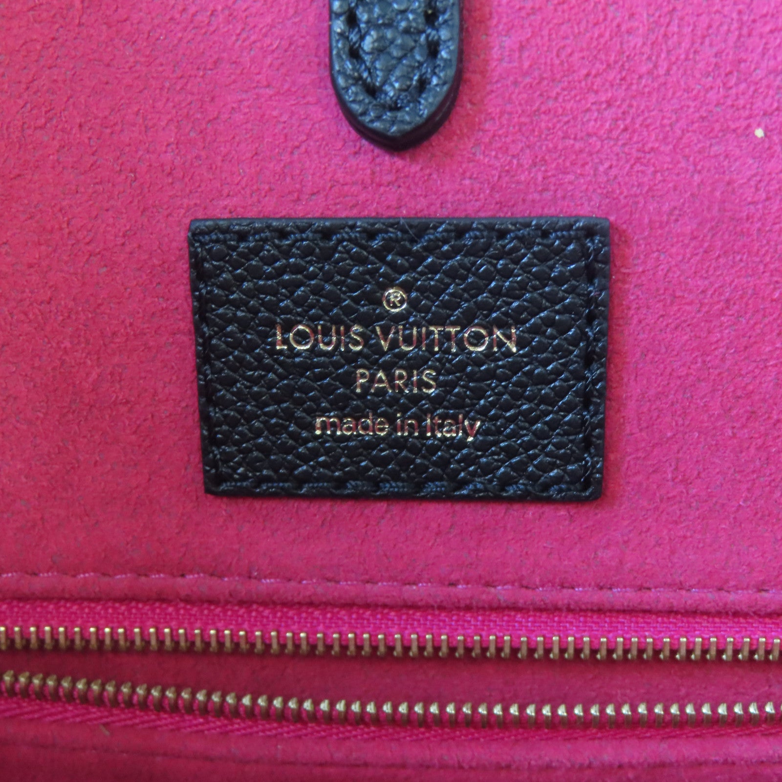 LOUIS VUITTON (PRICE DOWN) LV GHW On The Go GM Tote Bag 2 Way Bag M56958 Calfskin Wool Black