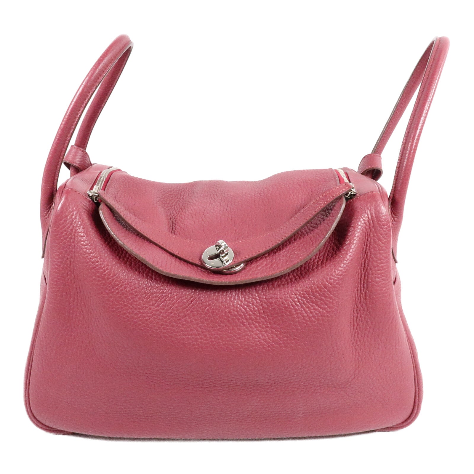 HERMES Clemence皮革Lindy 34手挽肩背兩用袋Rubis