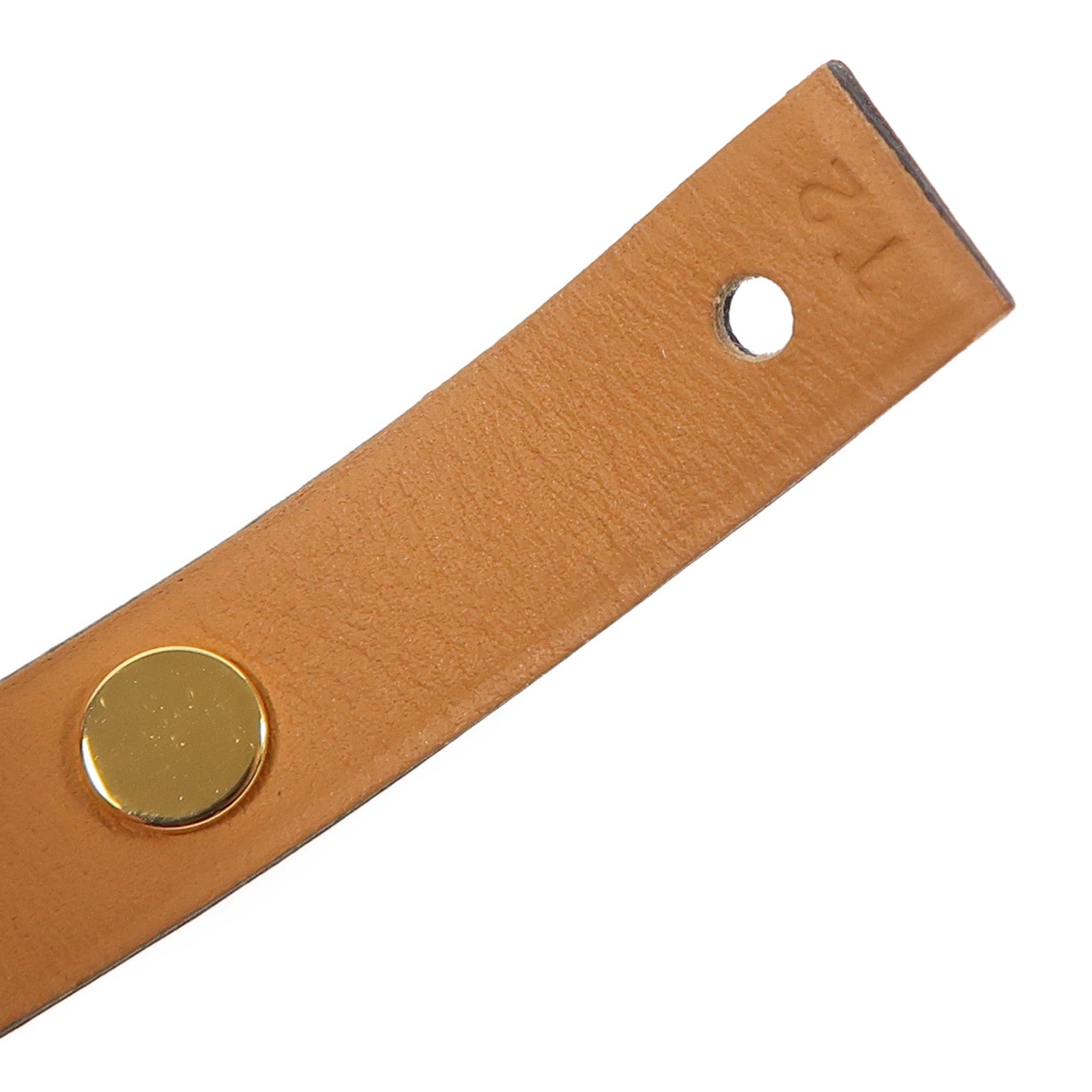 HERMES 金屬/Swift皮革Medor Infini Cloute Double Tour手鐲