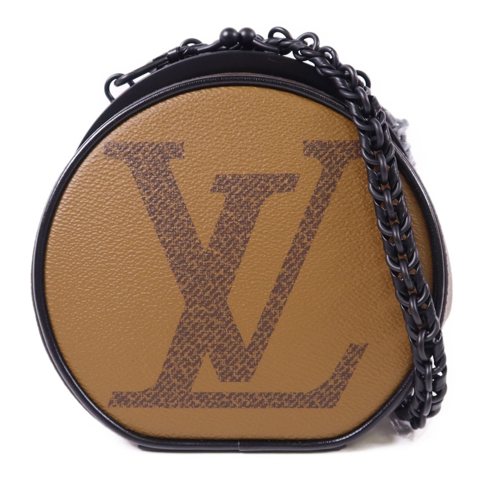 LOUIS VUITTON Monogram Reverse Boursicot BC鏈帶肩背袋