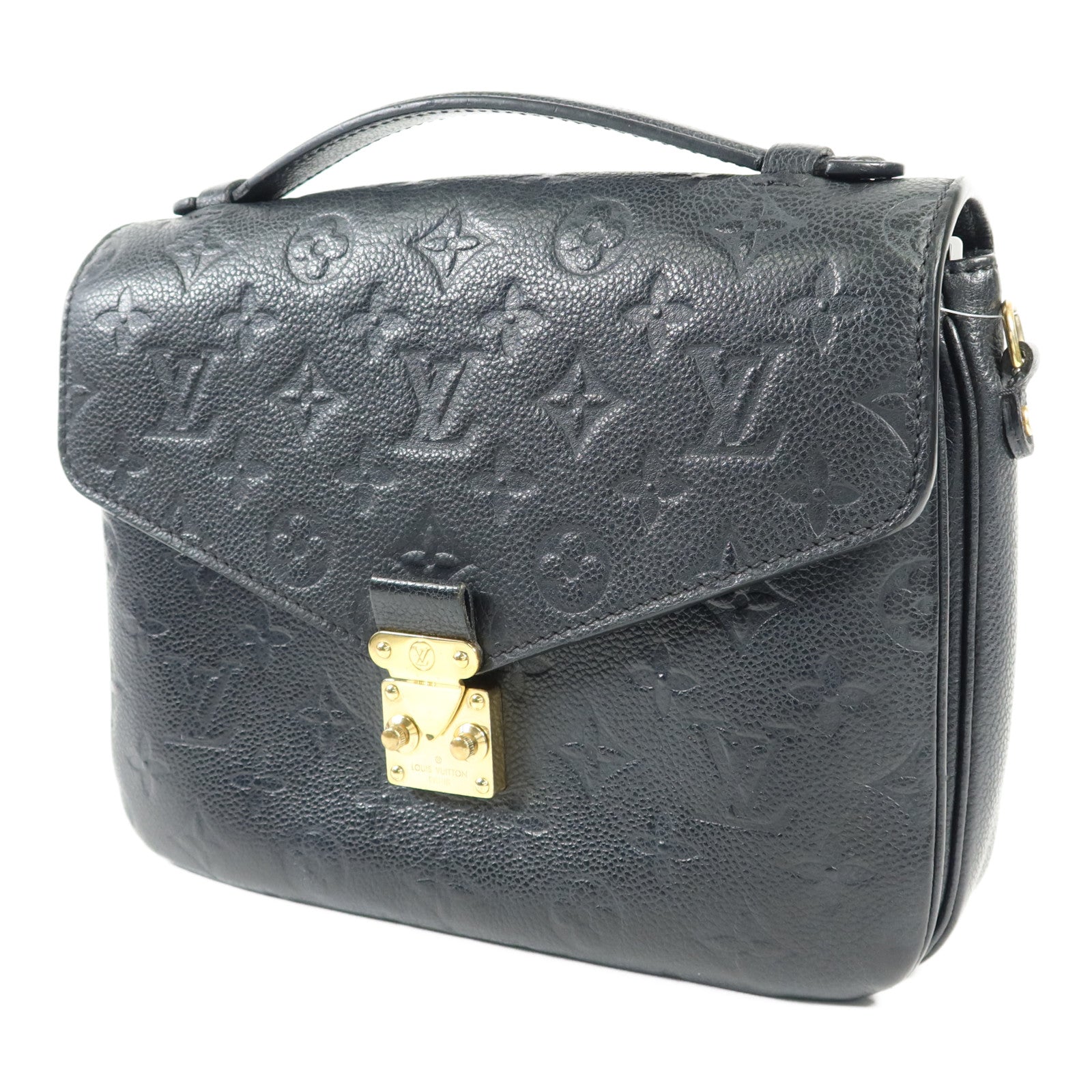 LOUIS VUITTON Monogram Empreinte Pochette Metis金扣手挽肩背兩用袋