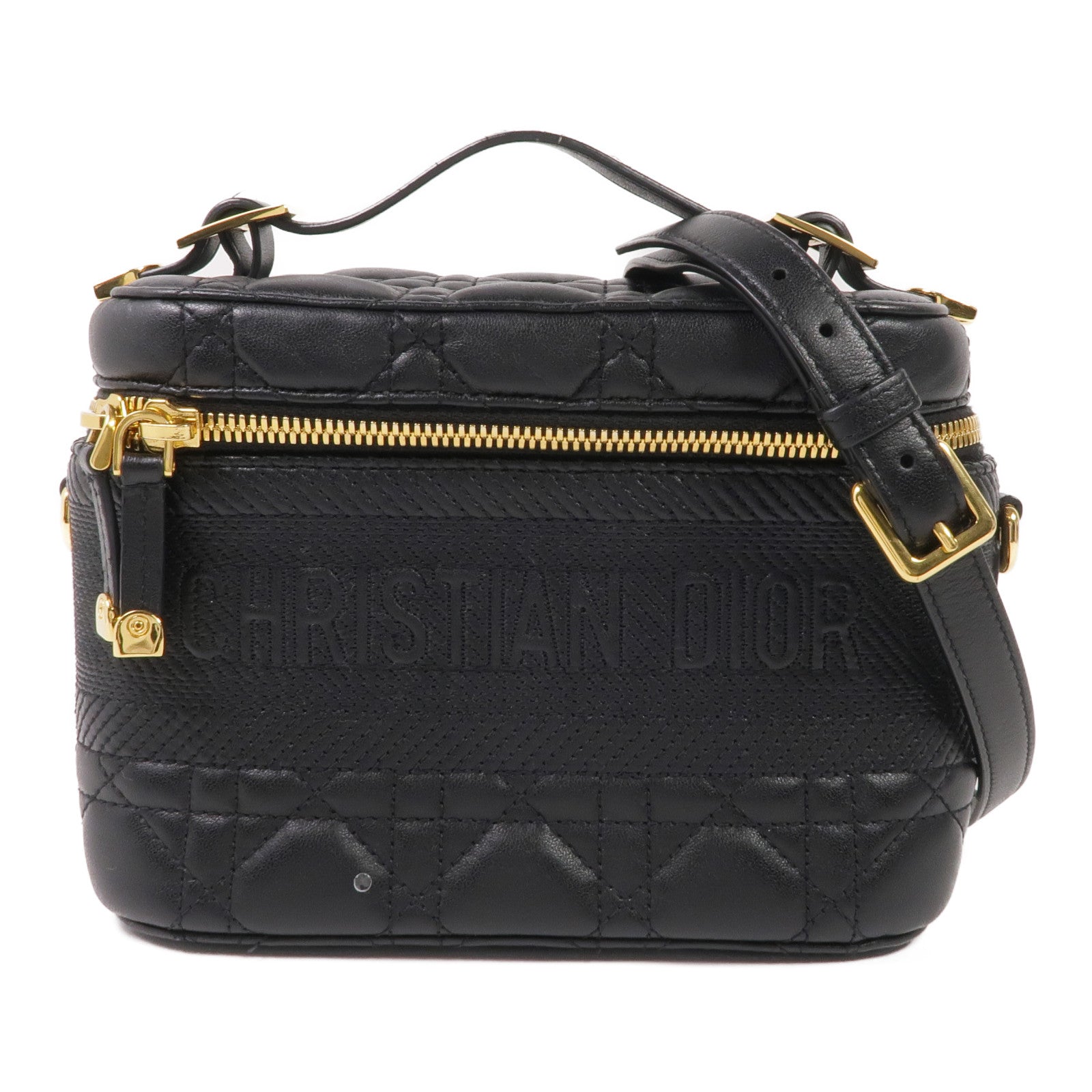 Dior 羊皮皮革2way Shoulder Bag金扣手挽肩背兩用袋