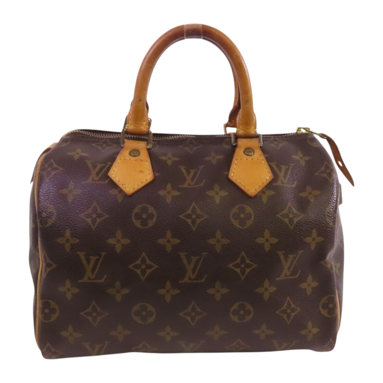 LOUIS VUITTON Monogram Speedy 25金扣手挽袋