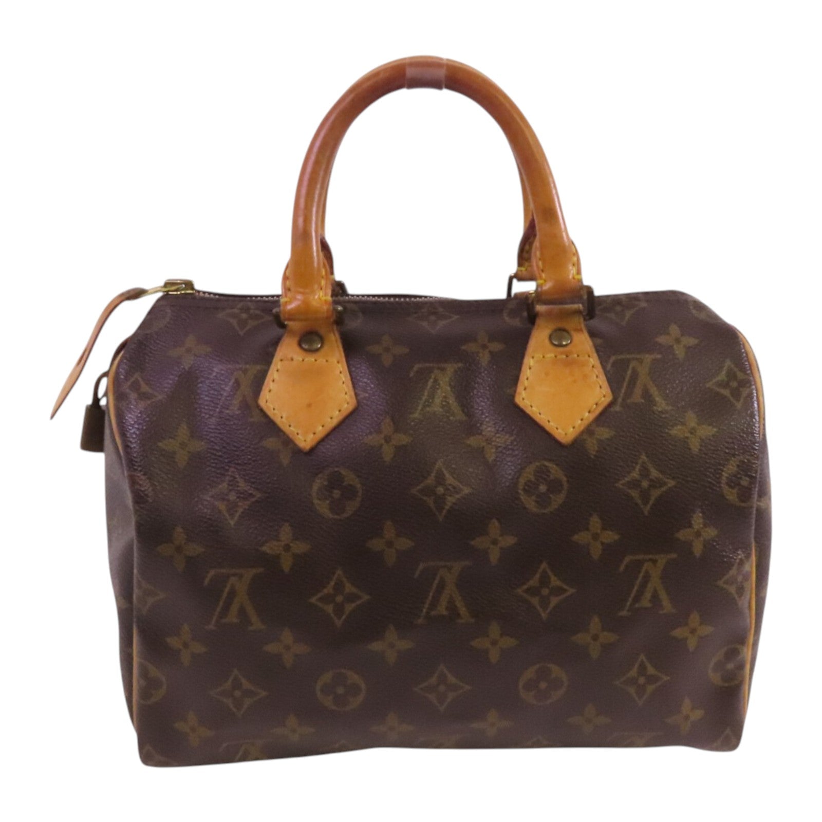 LOUIS VUITTON Monogram Speedy 25金扣手挽袋