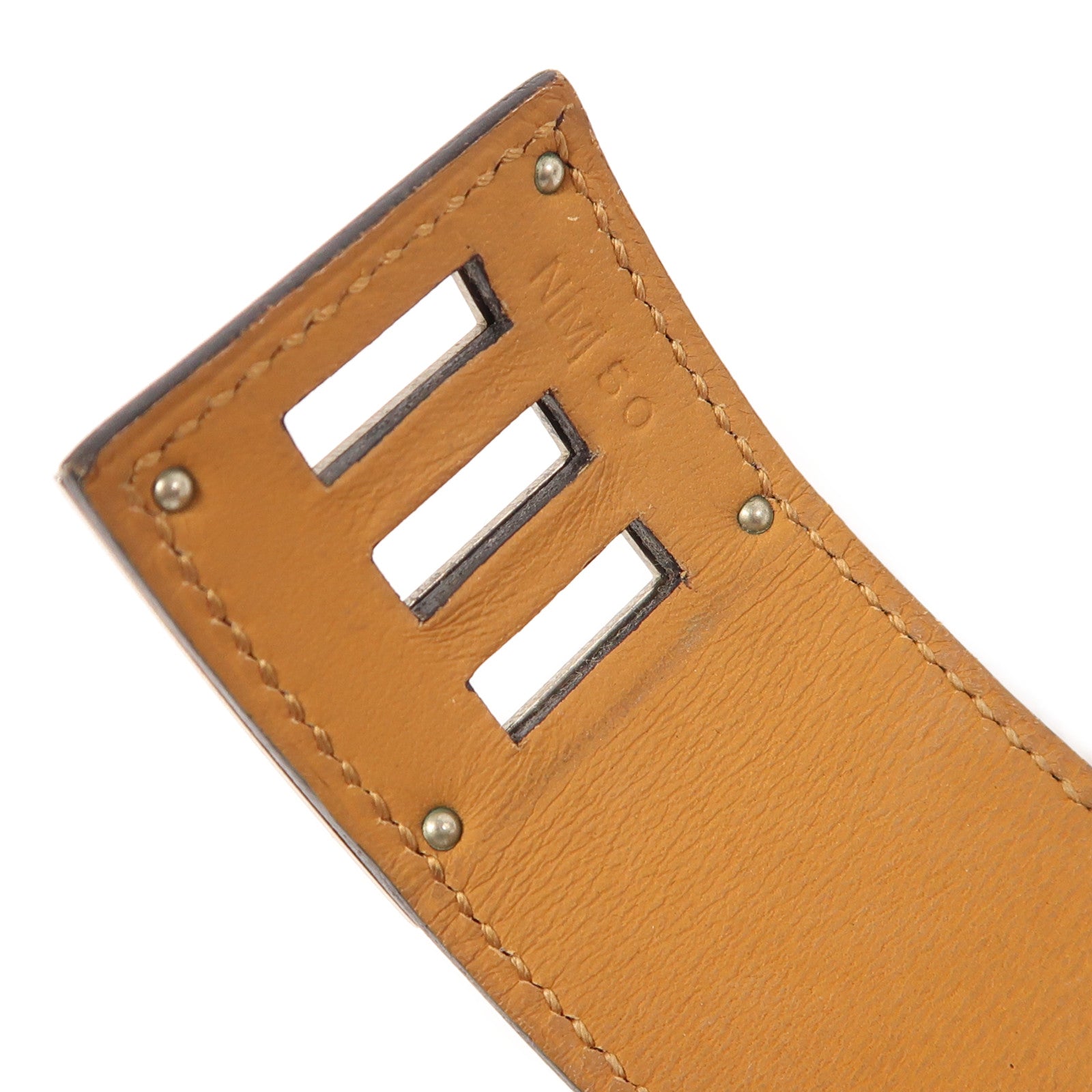 HERMES 金屬/Swift皮革Kelly Dog手鐲