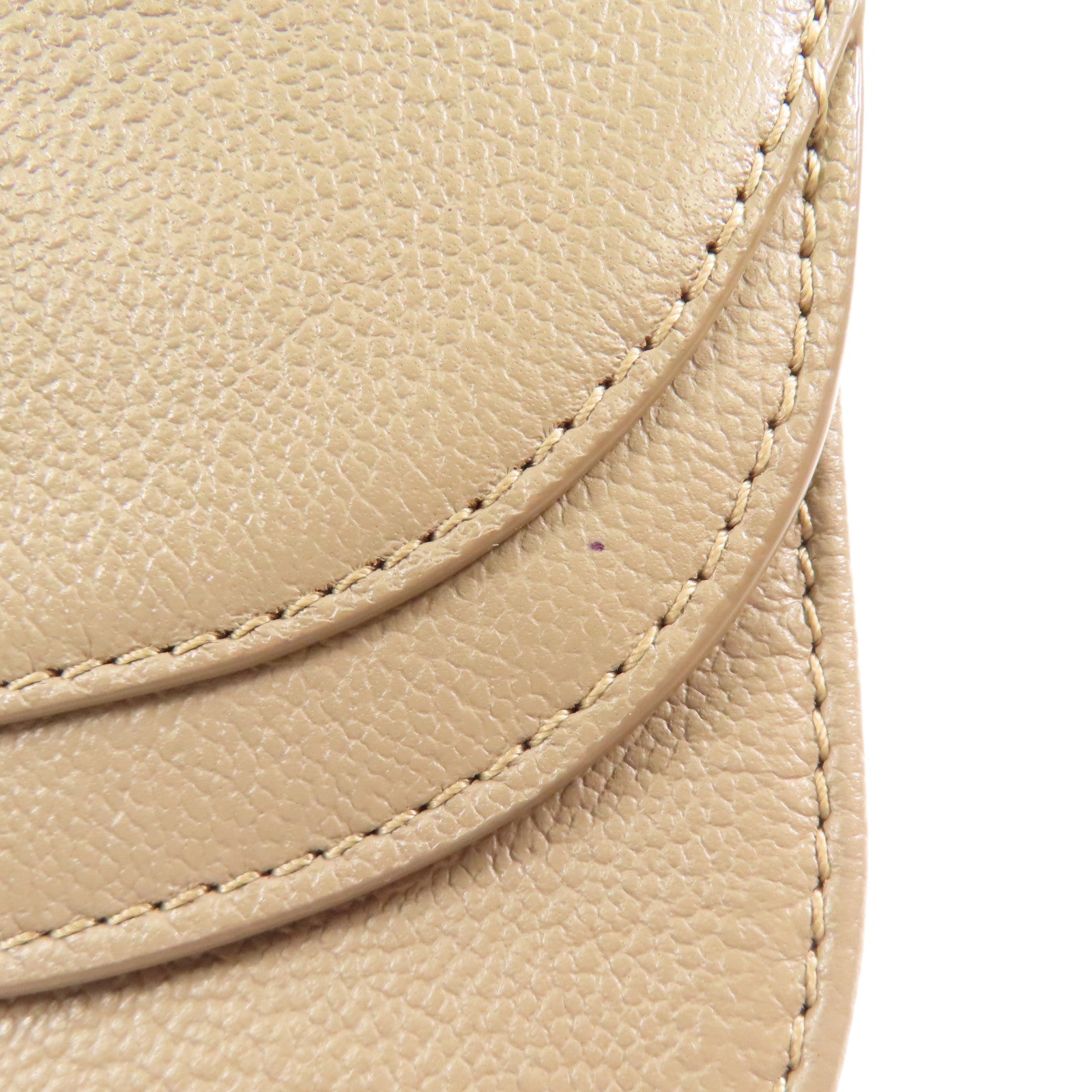 Chloe 牛皮皮革Shoulder Bag金扣鏈帶肩背袋