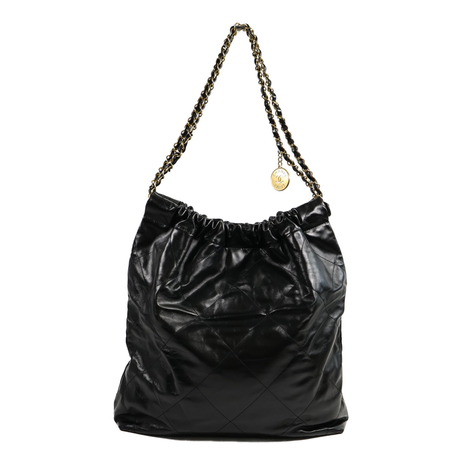 CHANEL 牛皮皮革Chanel 22 Large鏈帶肩背袋