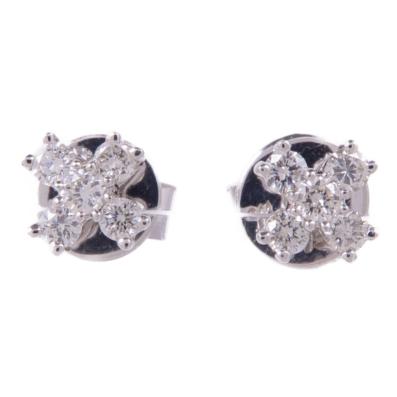 JEWELRY 18K白金Diamond Earrings鑽石耳環