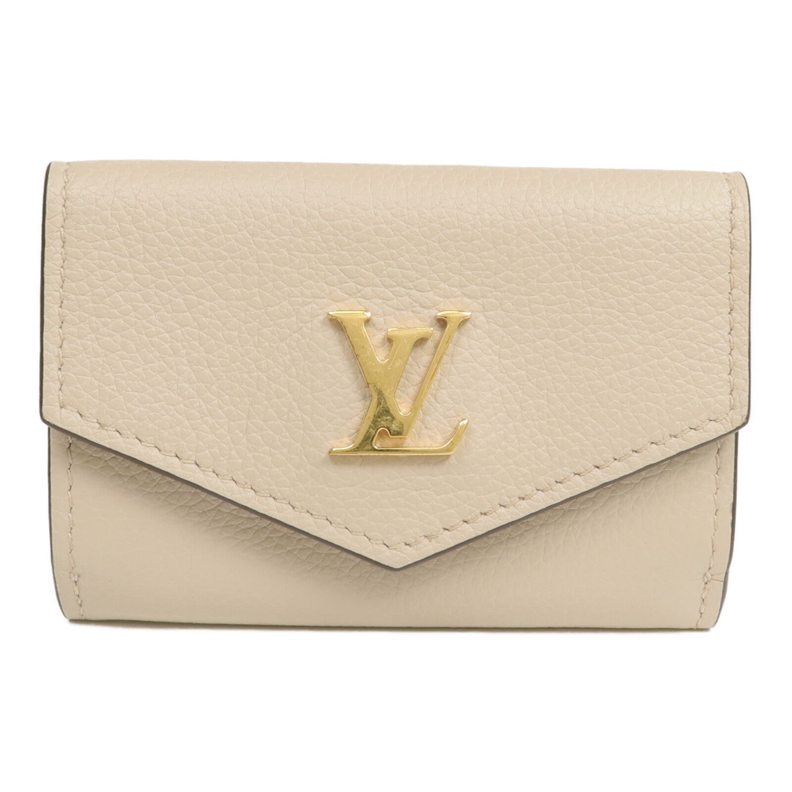 LOUIS VUITTON 牛皮皮革LockMini錢包