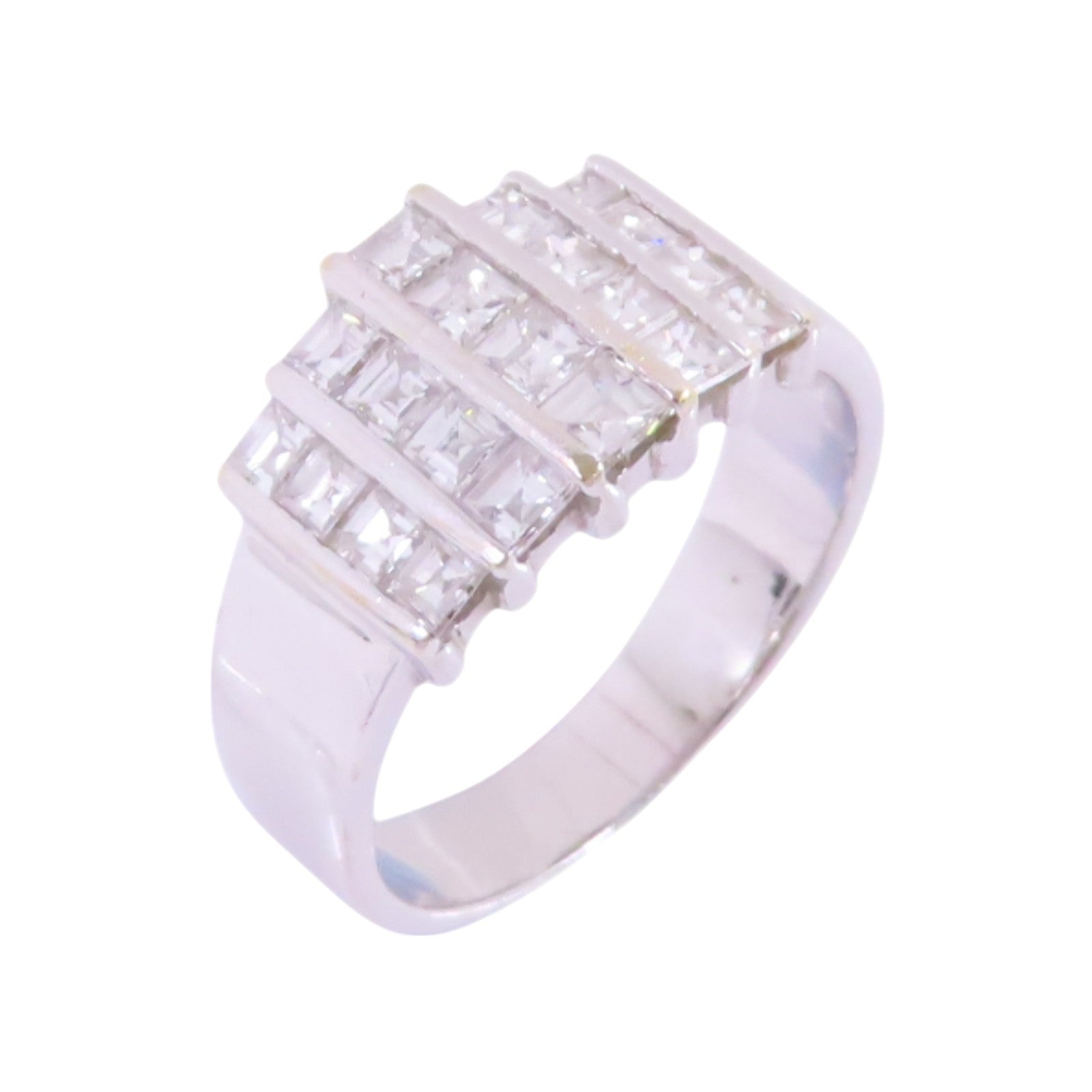 JEWELRY 【激減優惠】18K白金/鑽石Diamond Ring戒指US#7.25