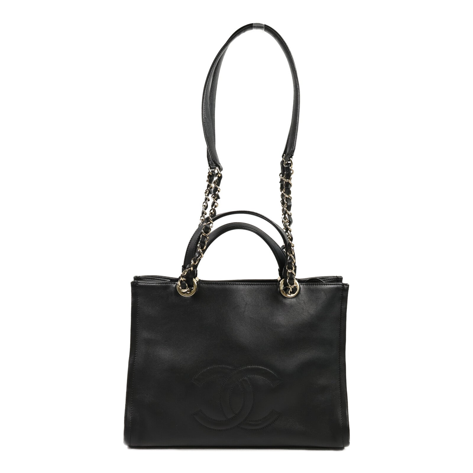 CHANEL 羊皮皮革2 Way Shoulder Bag手挽肩背兩用袋